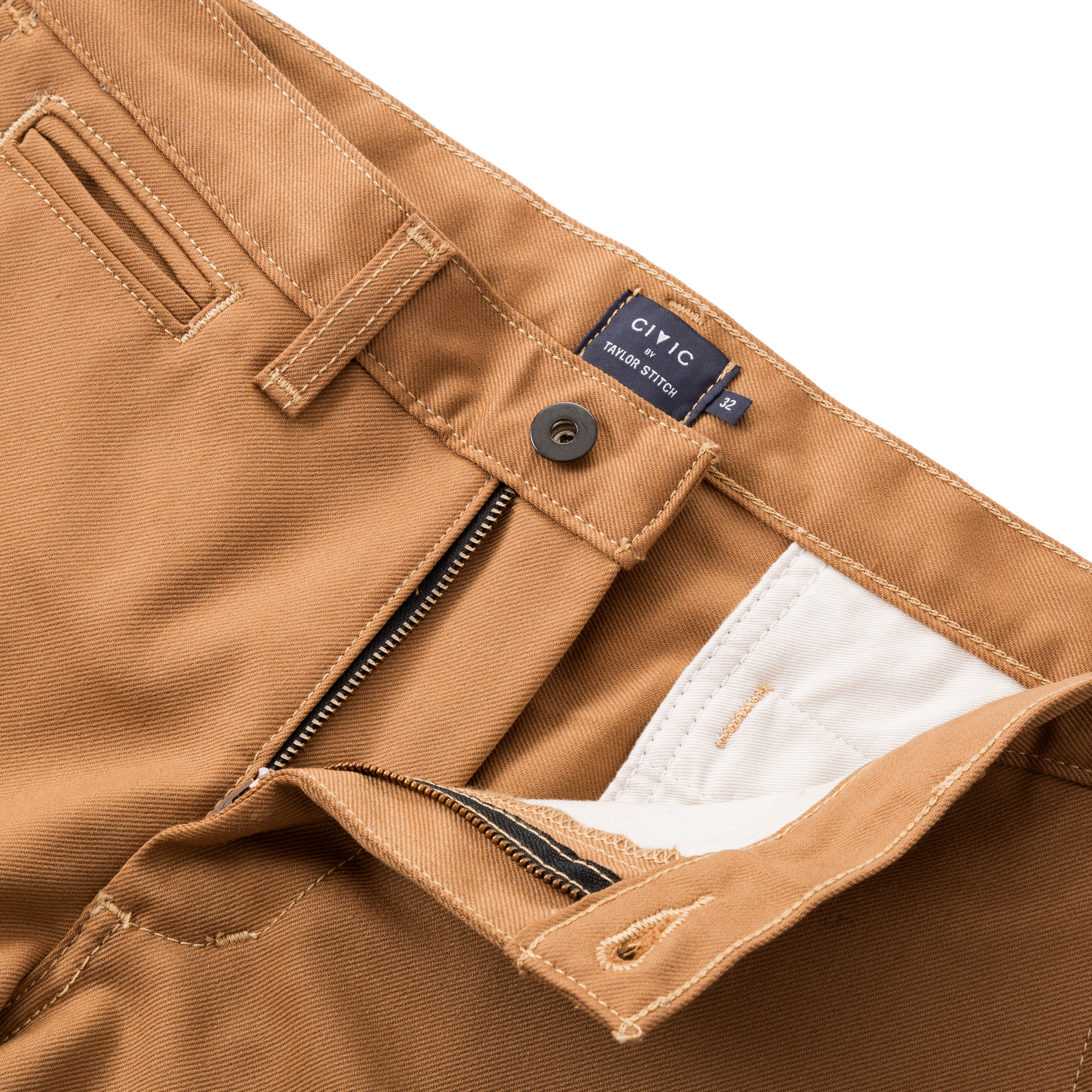 Civic Frank Chino - British Khaki | undefined | Huckberry
