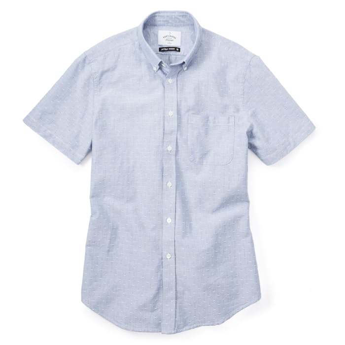 Portuguese Flannel Dobby Blue undefined Huckberry