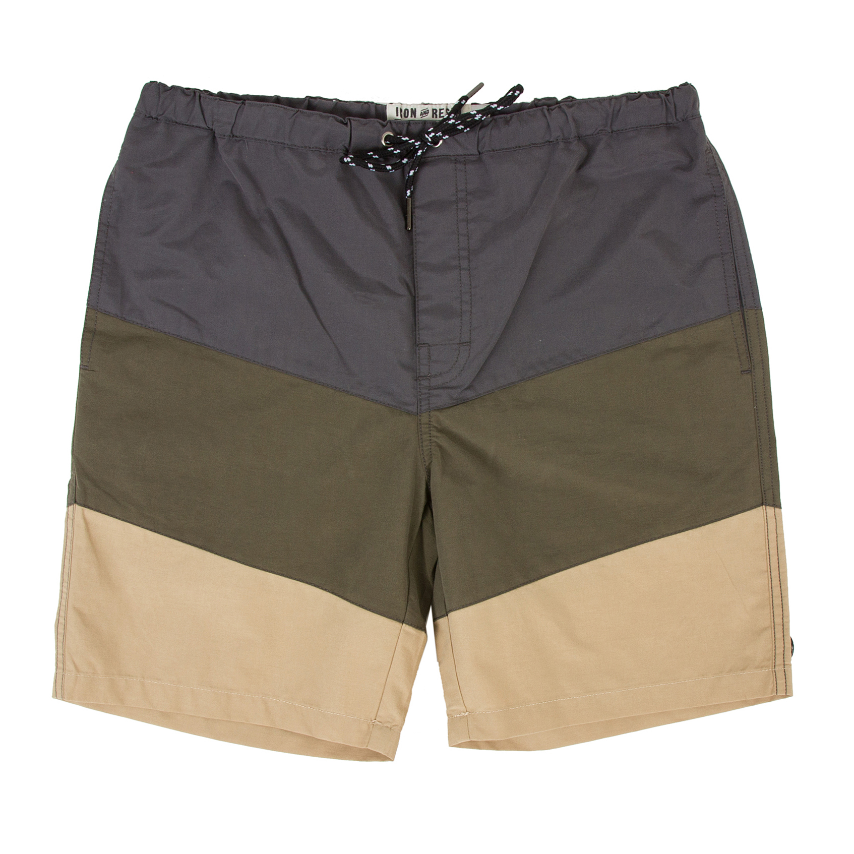 Iron and Resin Las Palmas Boardshort Shadow Gray Swim Huckberry
