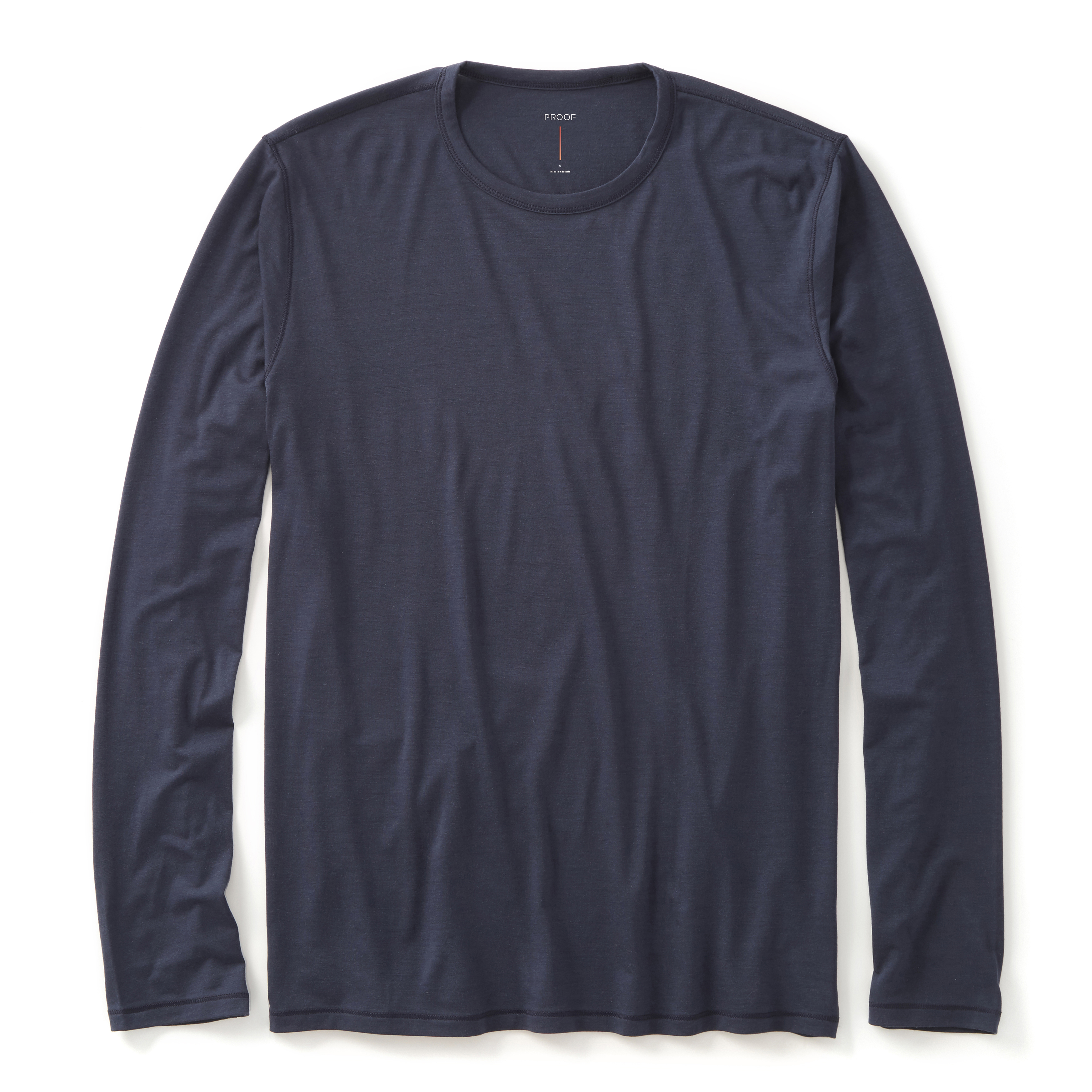 Proof 72-Hour Merino Long Sleeve T-Shirt - Navy | T-Shirts | Huckberry