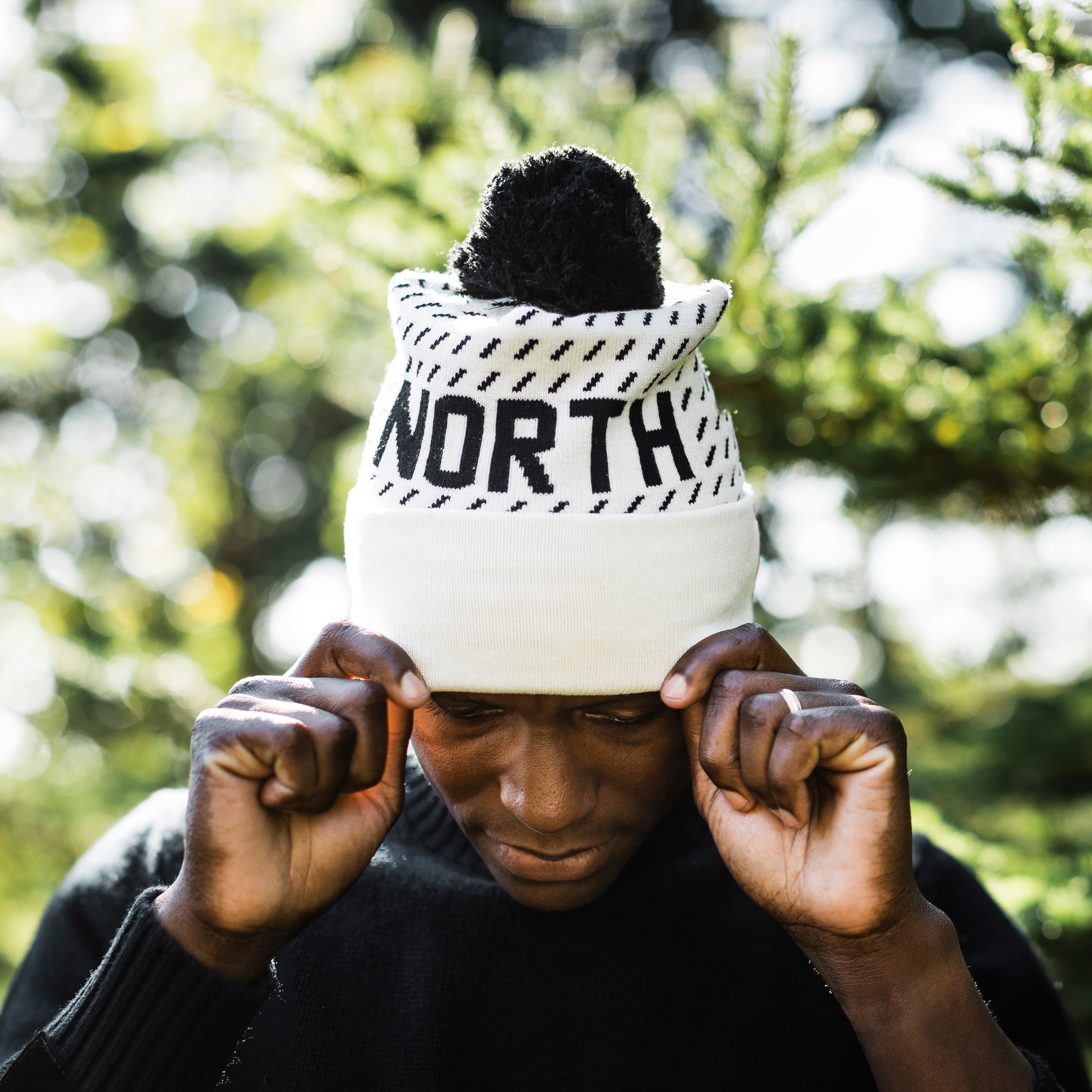 Askov Finlayson North Hat - North Snowfall Natural/Pitch Black