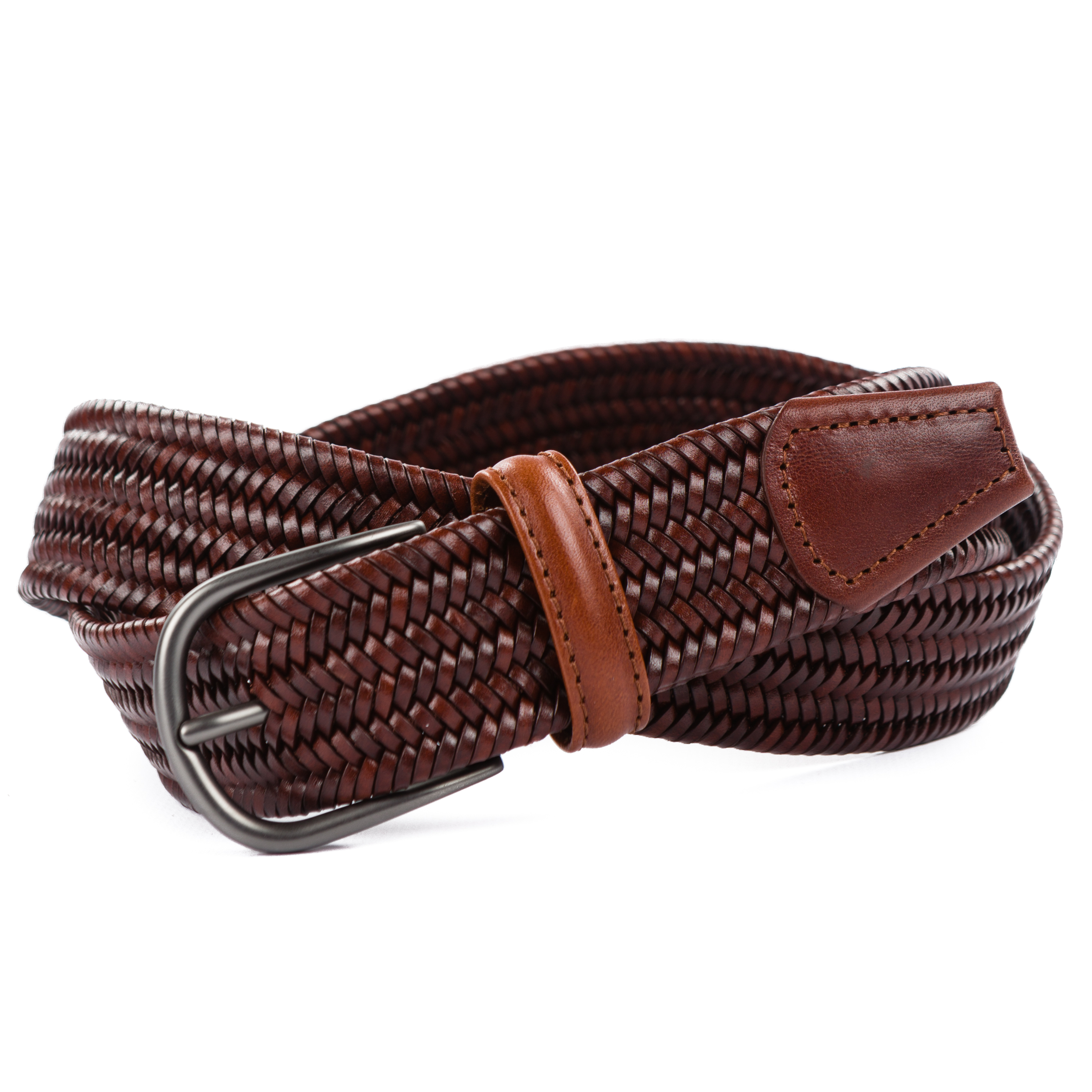Anderson's Stretch Woven 3,5 cm Belt Multi at