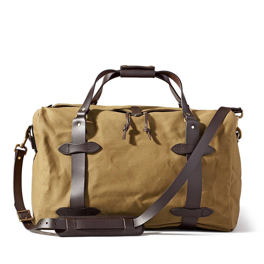 Filson Medium Rugged Twill Duffle 43L Tan Bags Huckberry