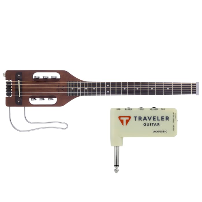 Traveler Guitar Ultra Light Acoustic Travel Guitar Headphone Amp Huckberry