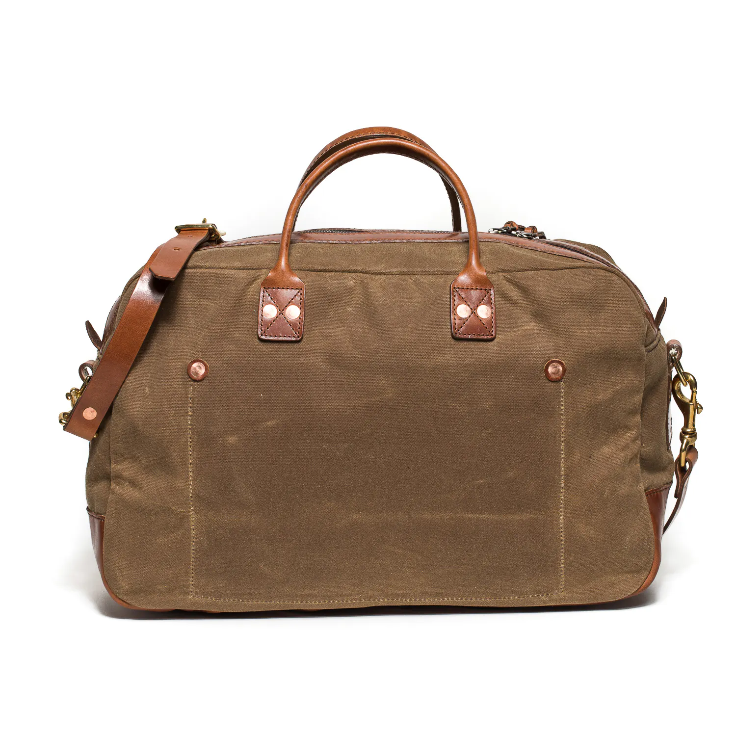 Bexar Goods Co. Waxed Canvas LAND Weekender - Field Tan
