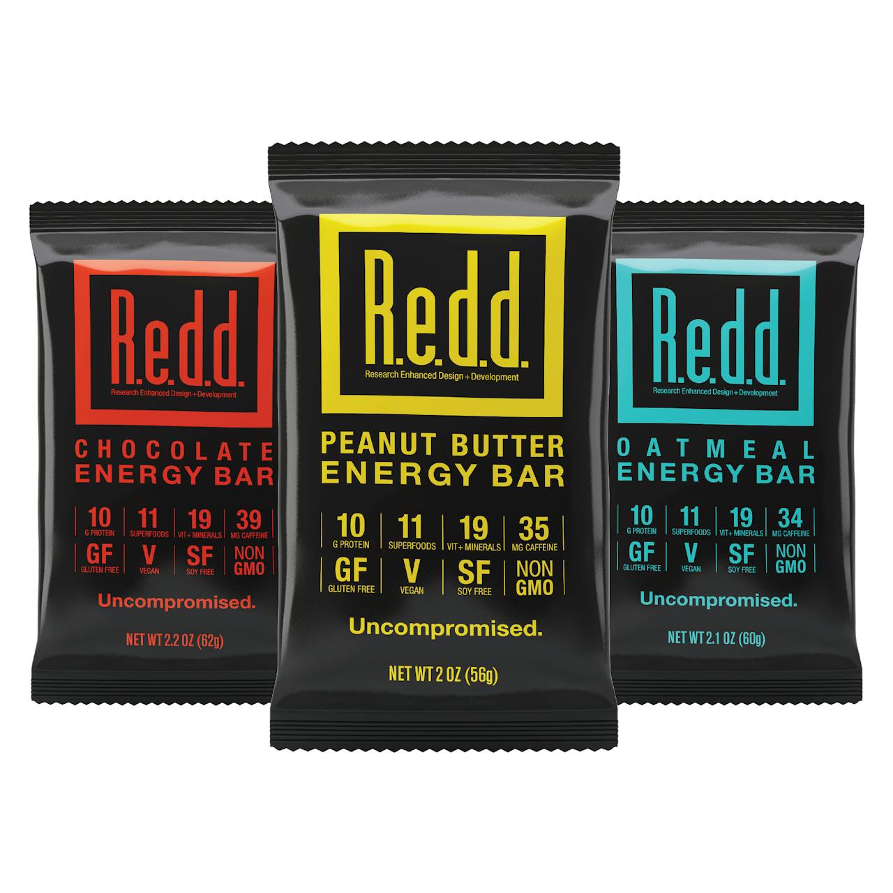 R.e.d.d Chocolate, Oatmeal, and  Peanut Butter Variety Pack - 18 Bar Pack