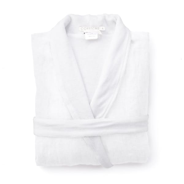 - Linen Organic Huckberry Coyuchi Terry undefined White Robe Alpine Exclusive - | |