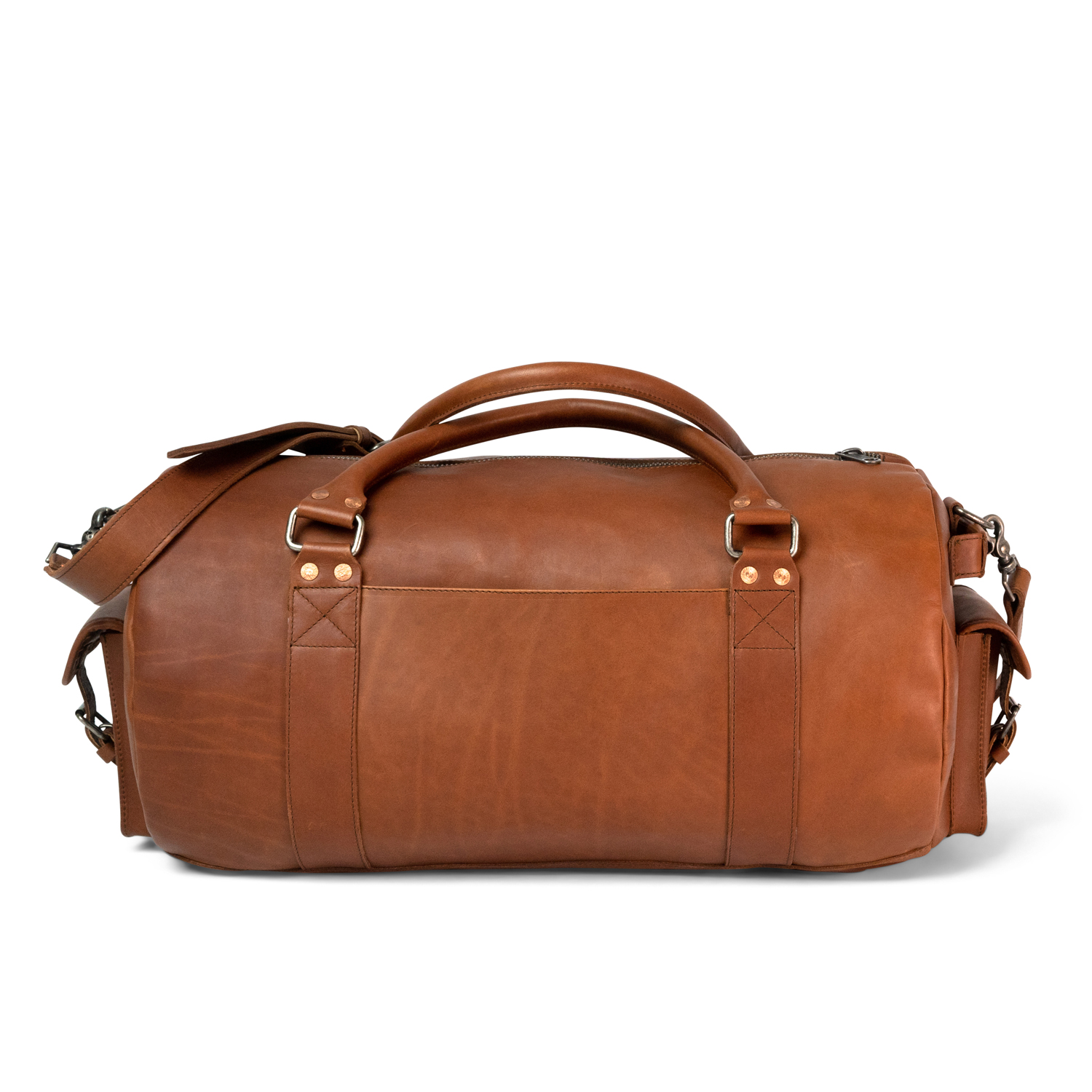 Buffalo Jackson Denver Leather Travel Duffel Bag - Autumn