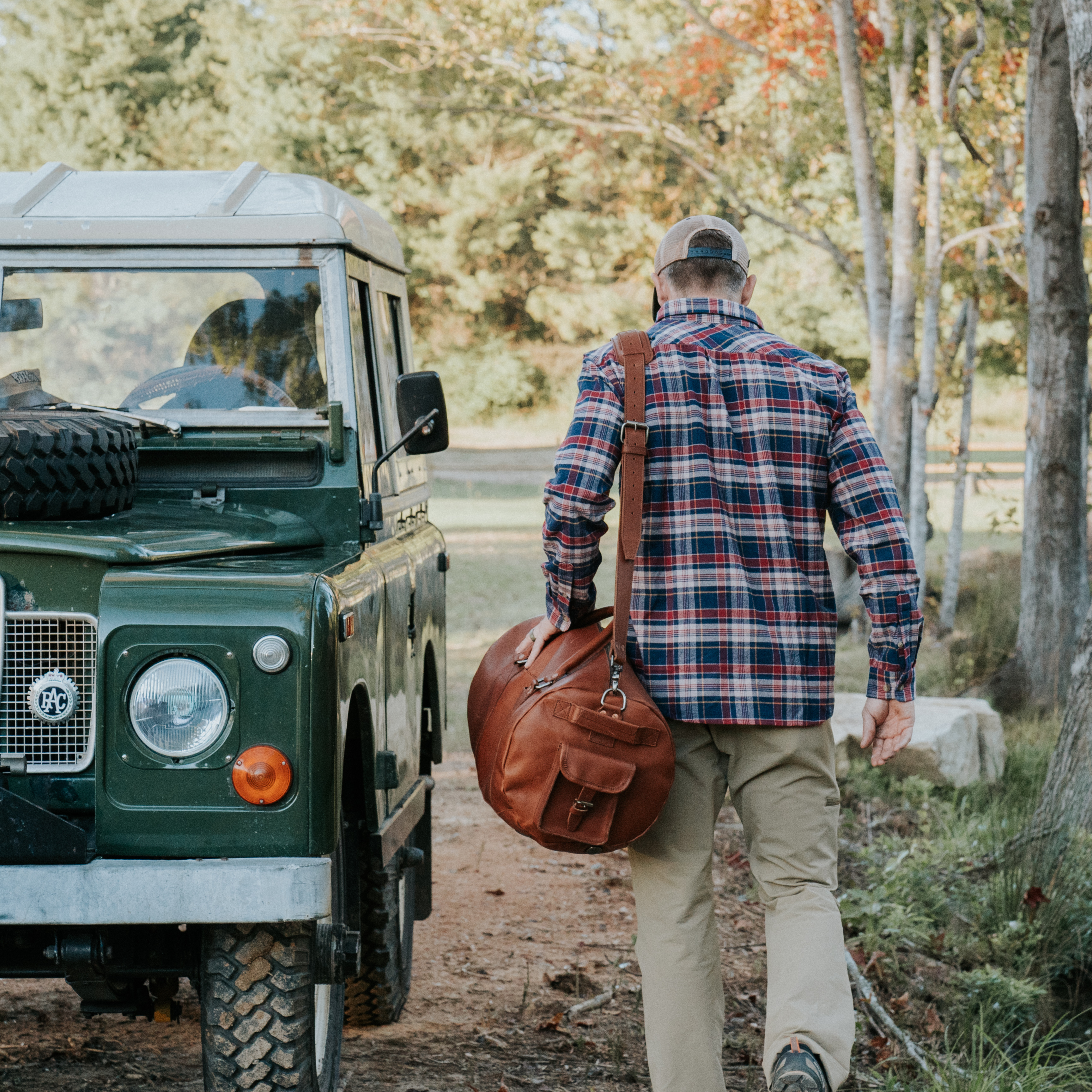 Buffalo Jackson Denver Leather Travel Duffel Bag - Thumbnail 3
