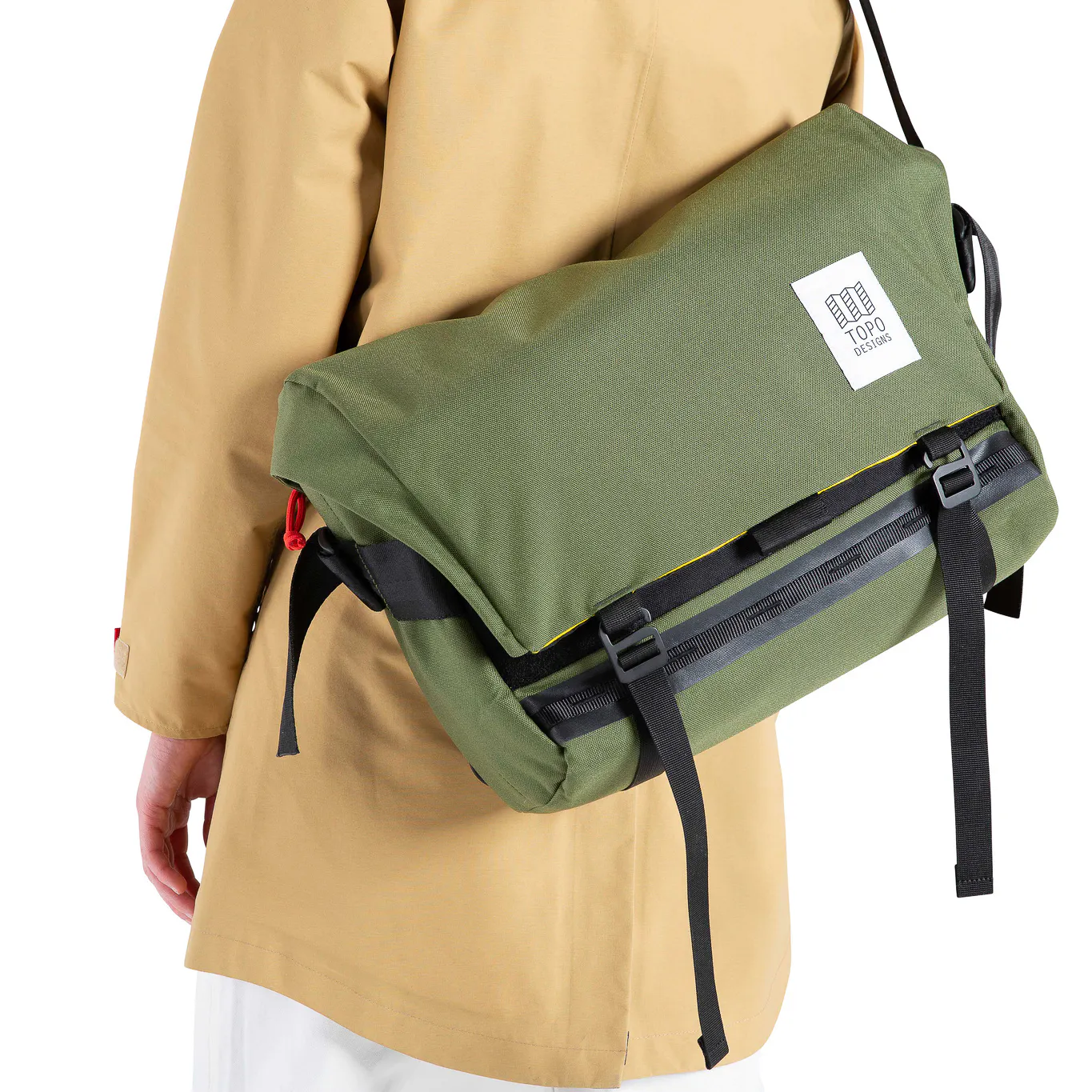 Topo Designs Messenger Bag - 13L - Olive | undefined | Huckberry
