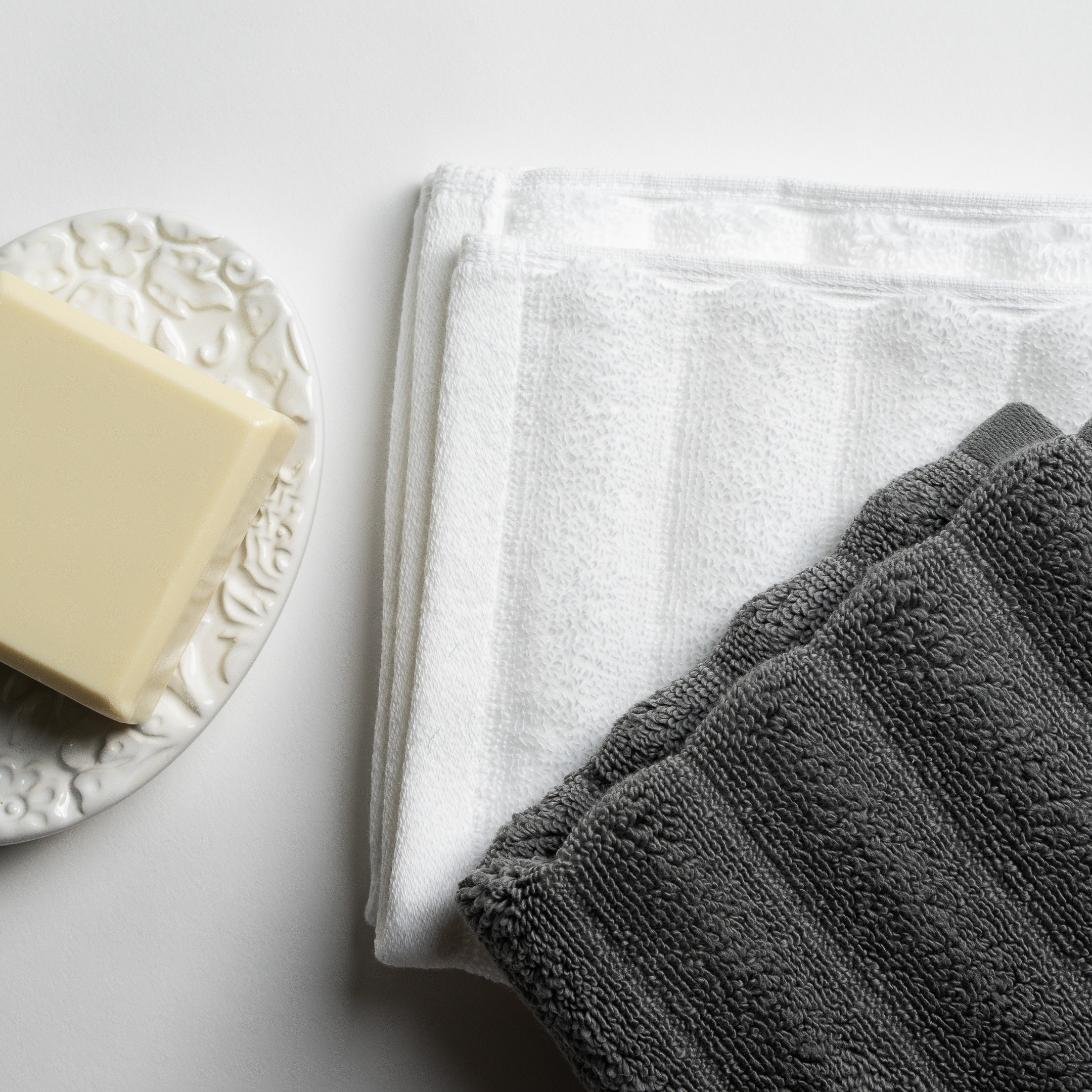 Nutrl Classic Bath Towel Set White Bath Towels & Robes Huckberry