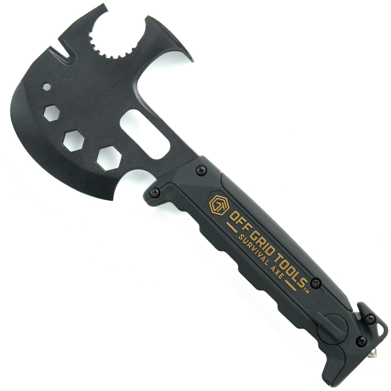 Off Grid Tools Survival Axe + 20-in-1 Multi-Tool + Milwaukee Blade