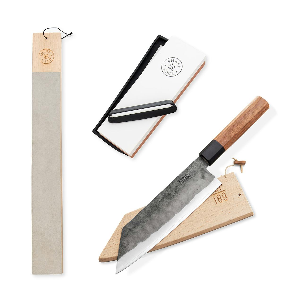 Japanese Chef Knives by SharpEdge Complete Bunka Knife Kit