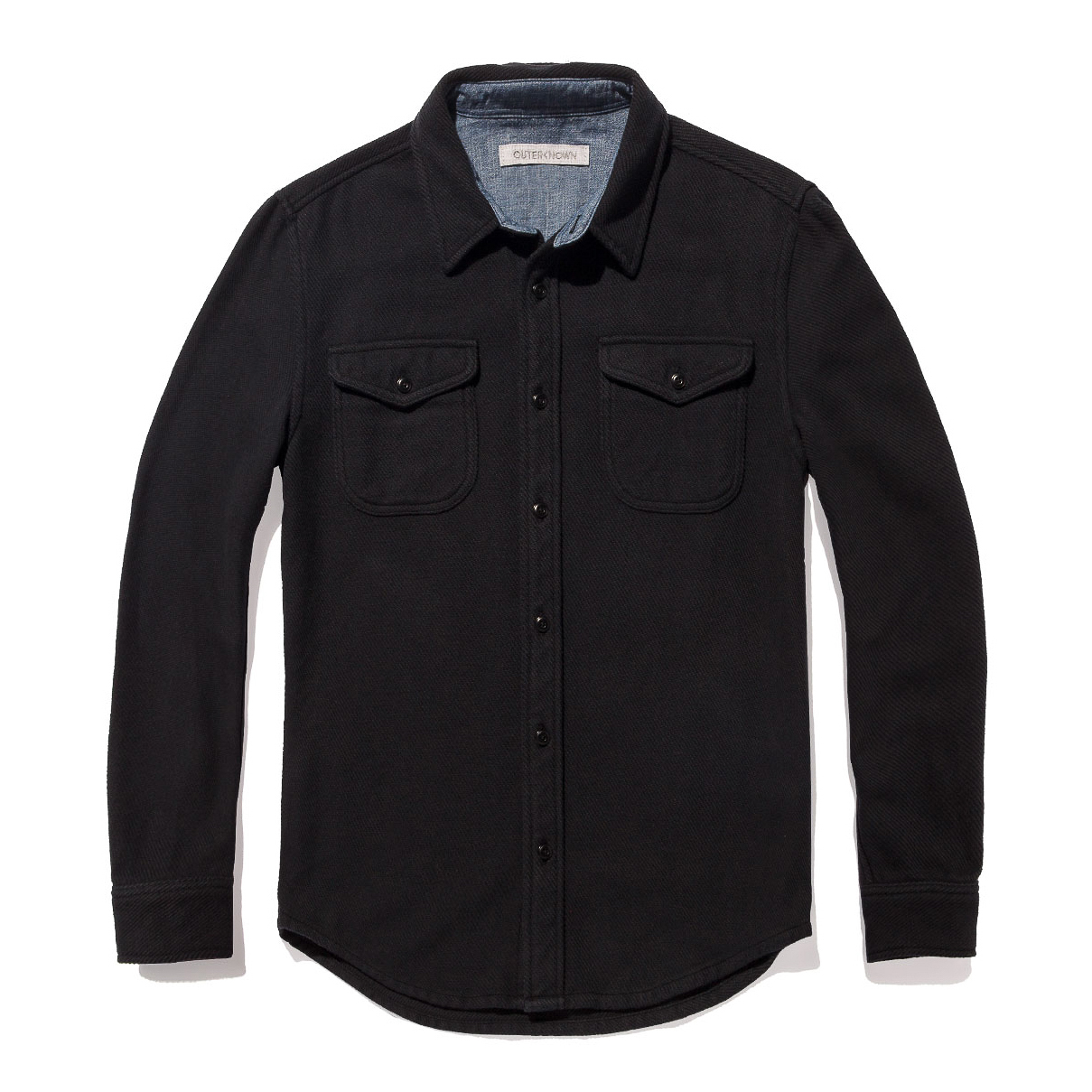 Outerknown Blanket Shirt Pitch Black Shirt Jackets Huckberry