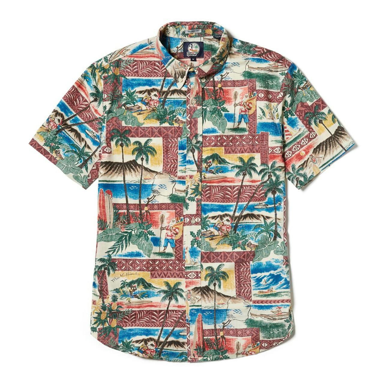 Reyn Spooner Hawaiian Christmas Shirt