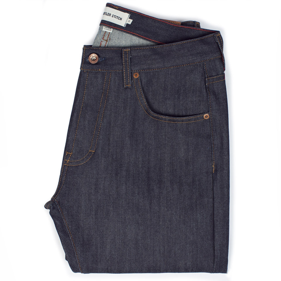 Taylor Stitch 14.75 Oz Italian Selvage Denim - Raw Denim