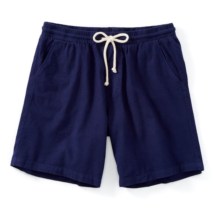 Adam Mar Bedsheet Shorts - Navy | Casual Shorts | Huckberry
