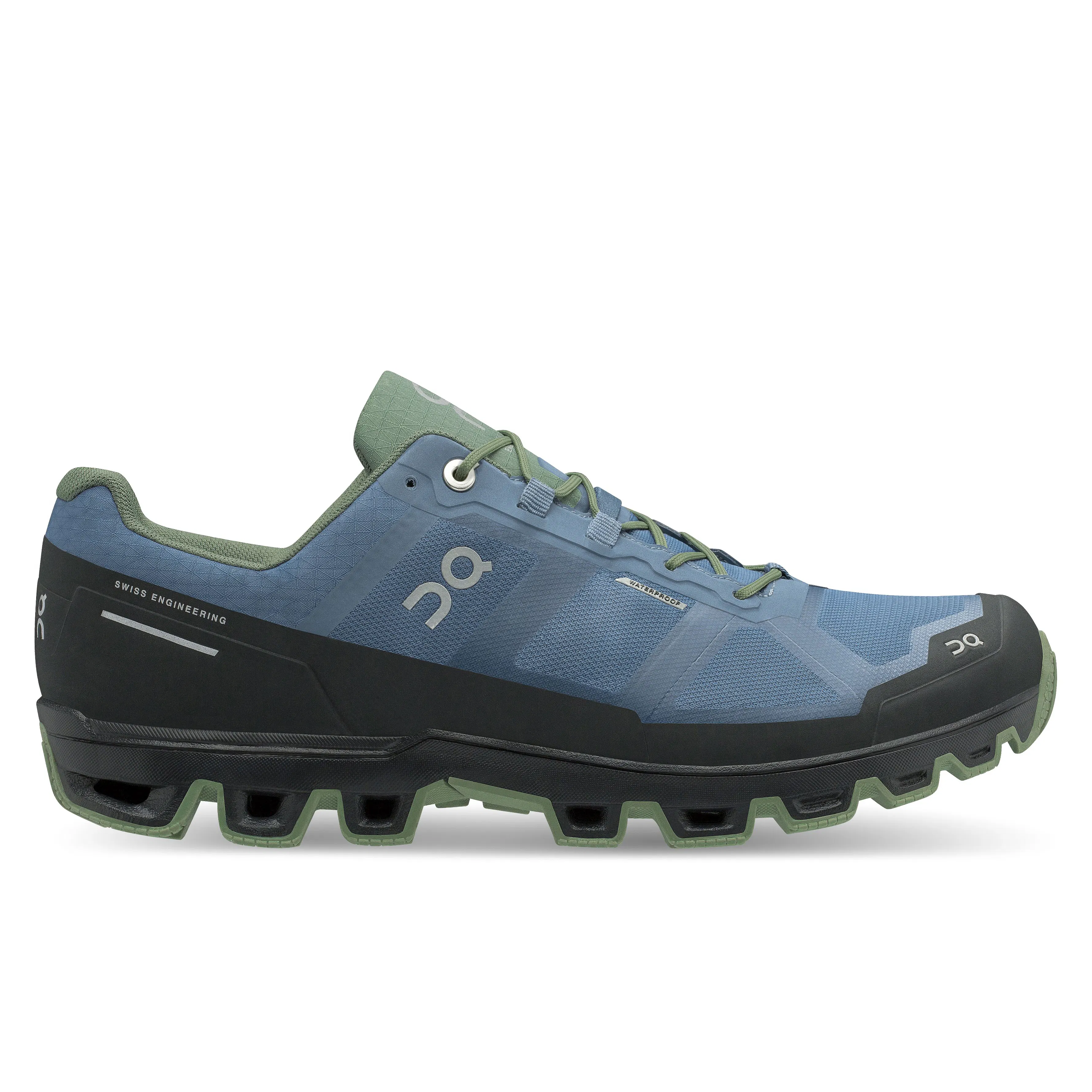 On Cloudventure Waterproof - Seal/Kelp | undefined | Huckberry