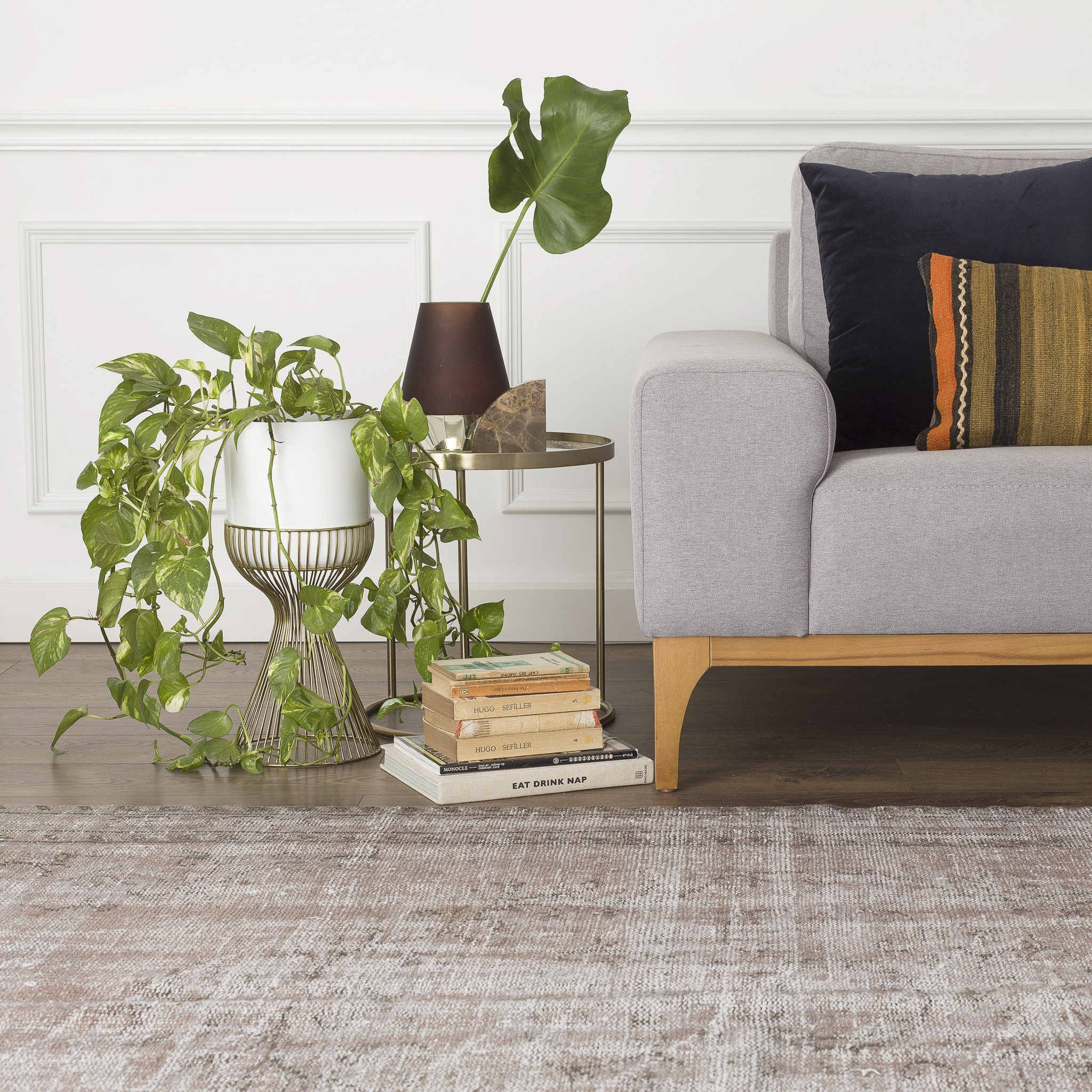 Revival Rugs Dorthea Medium Graphite Gray Rugs Huckberry