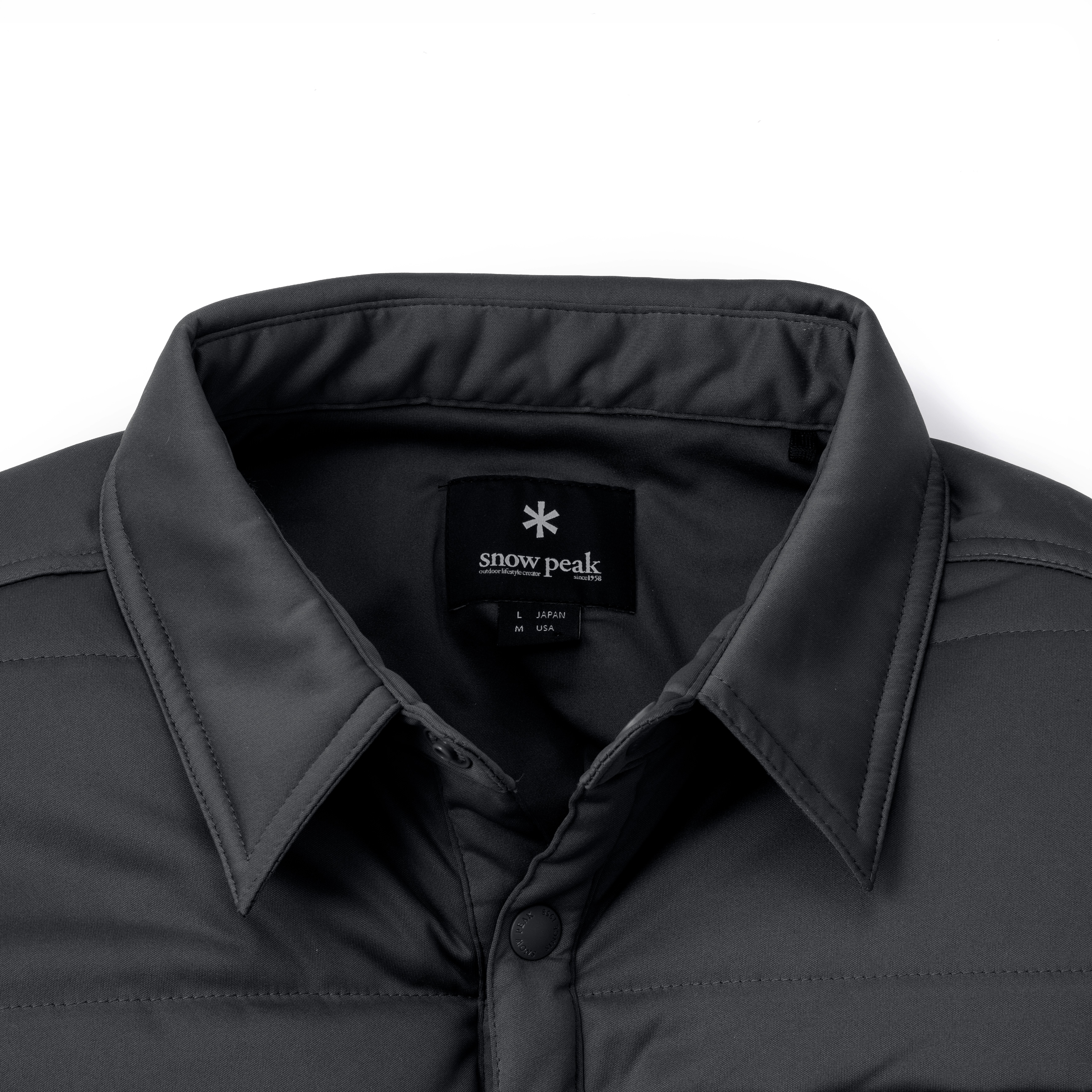 Snow Peak Flexible Insulated Shirt Jacket - Black | undefined