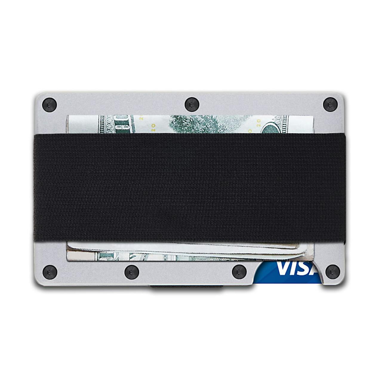 The Ridge Aluminum Wallet + Cash Strap