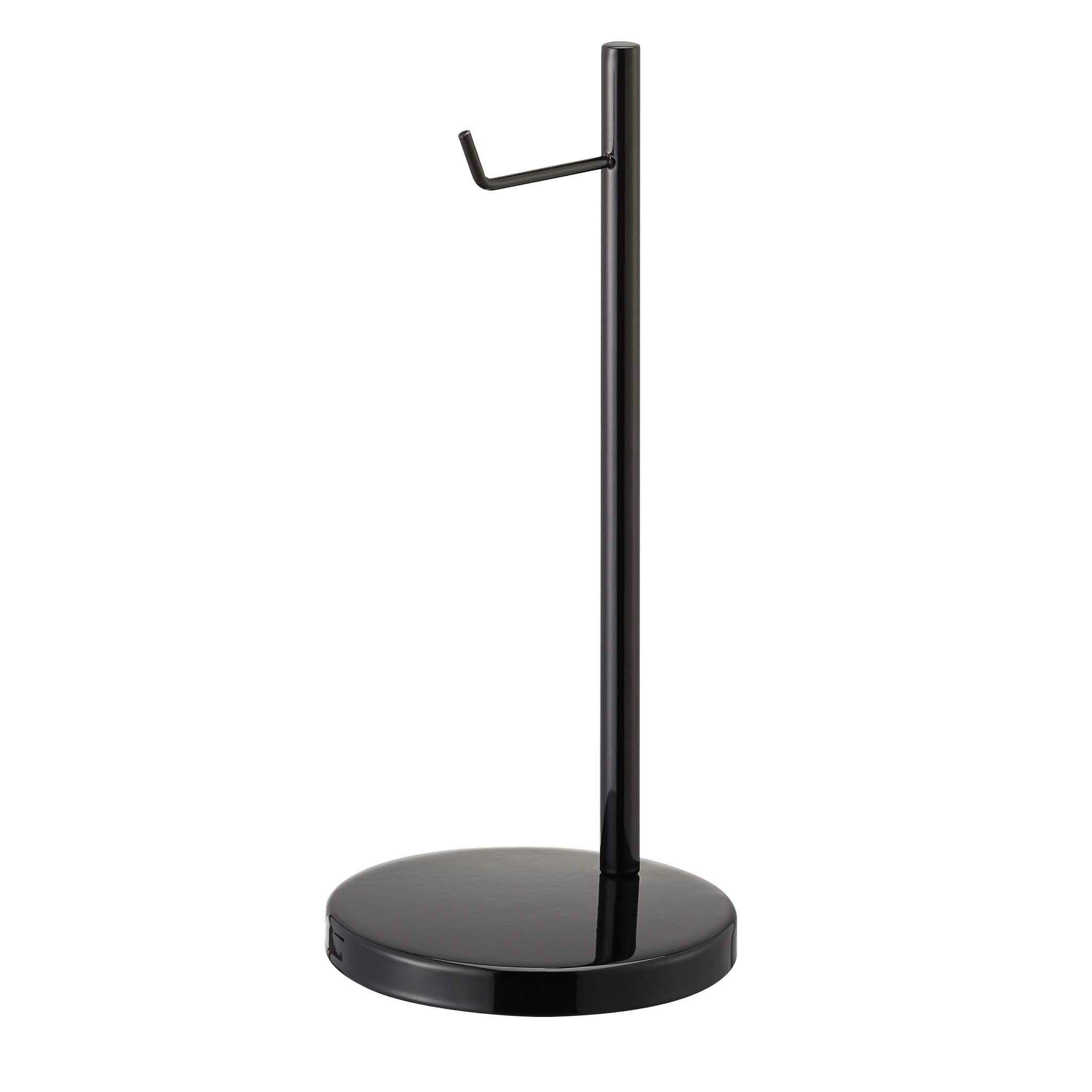 Yamazaki Tower Toilet Paper Stand with Tray - Black