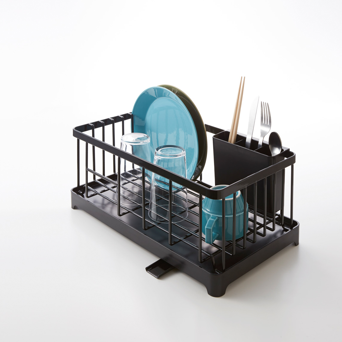Yamazaki Wire Dish Drainer Rack - Black | Kitchen Accessories