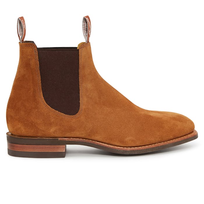 Comfort Craftsman Suede Chelsea Boots by R.M. Williams - SUPREMARINE