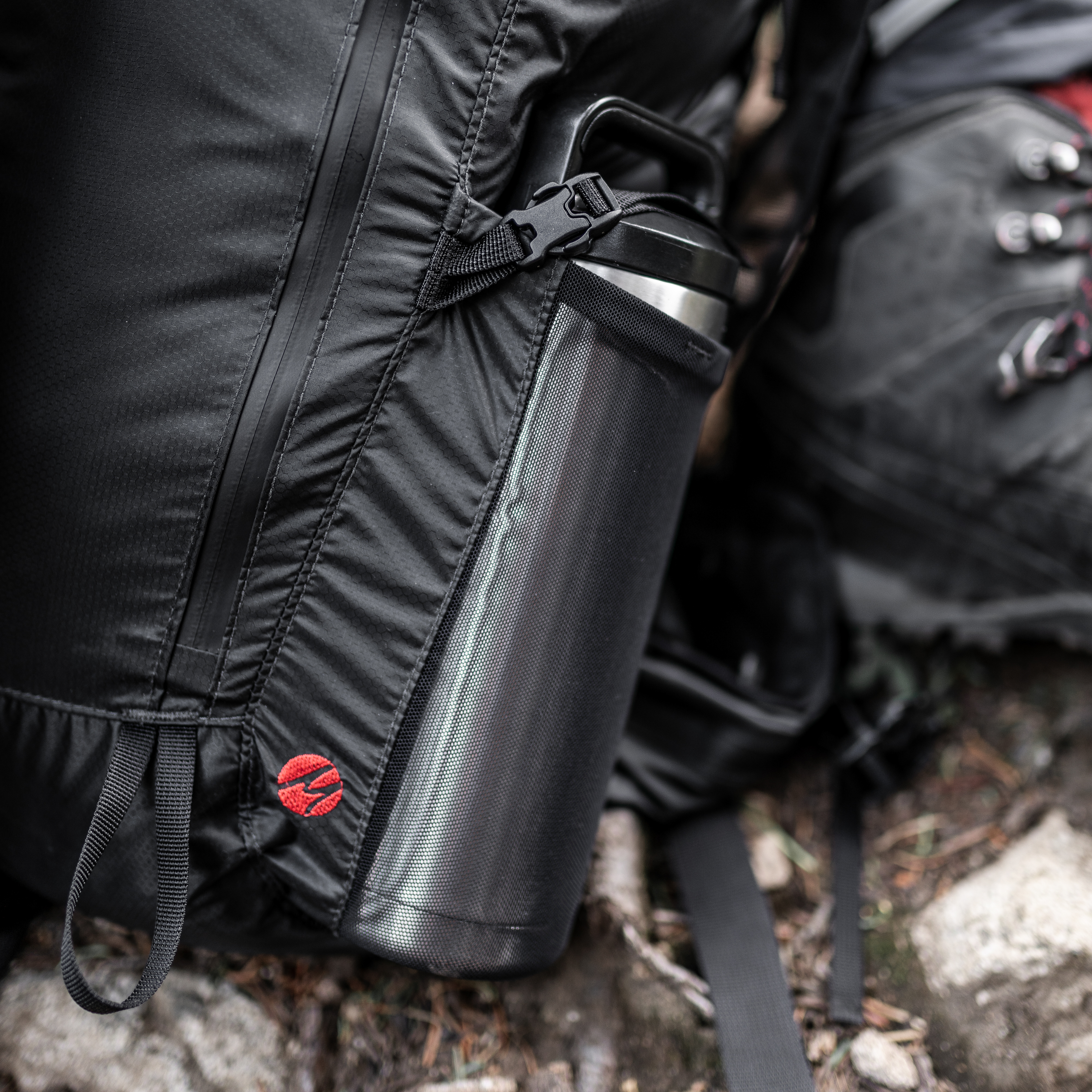 Matador Freerain 32 Packable Hydration Backpack - Charcoal/Red