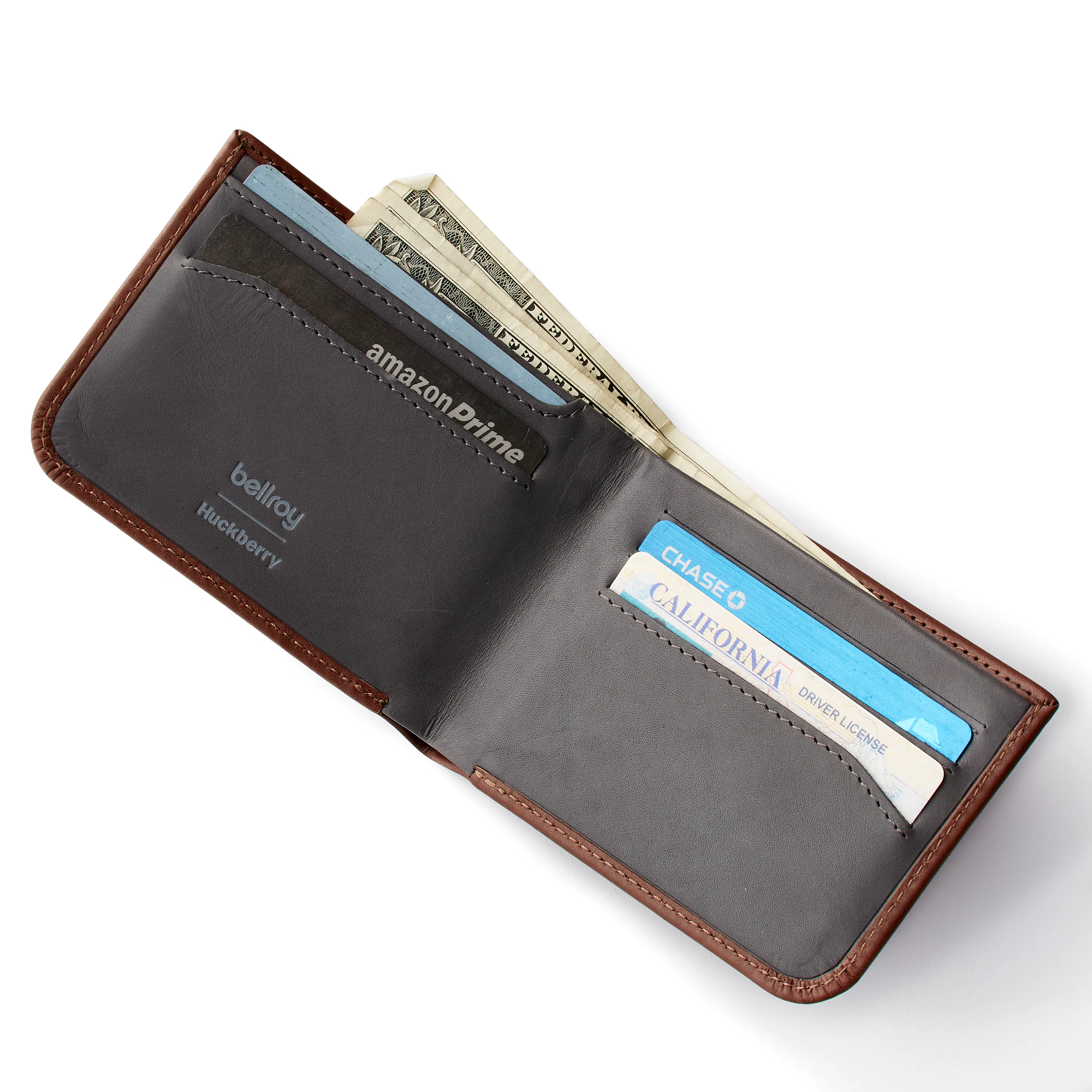 Bellroy Hide & Seek Wallet - Exclusive - Cocoa/Charcoal | undefined |  Huckberry