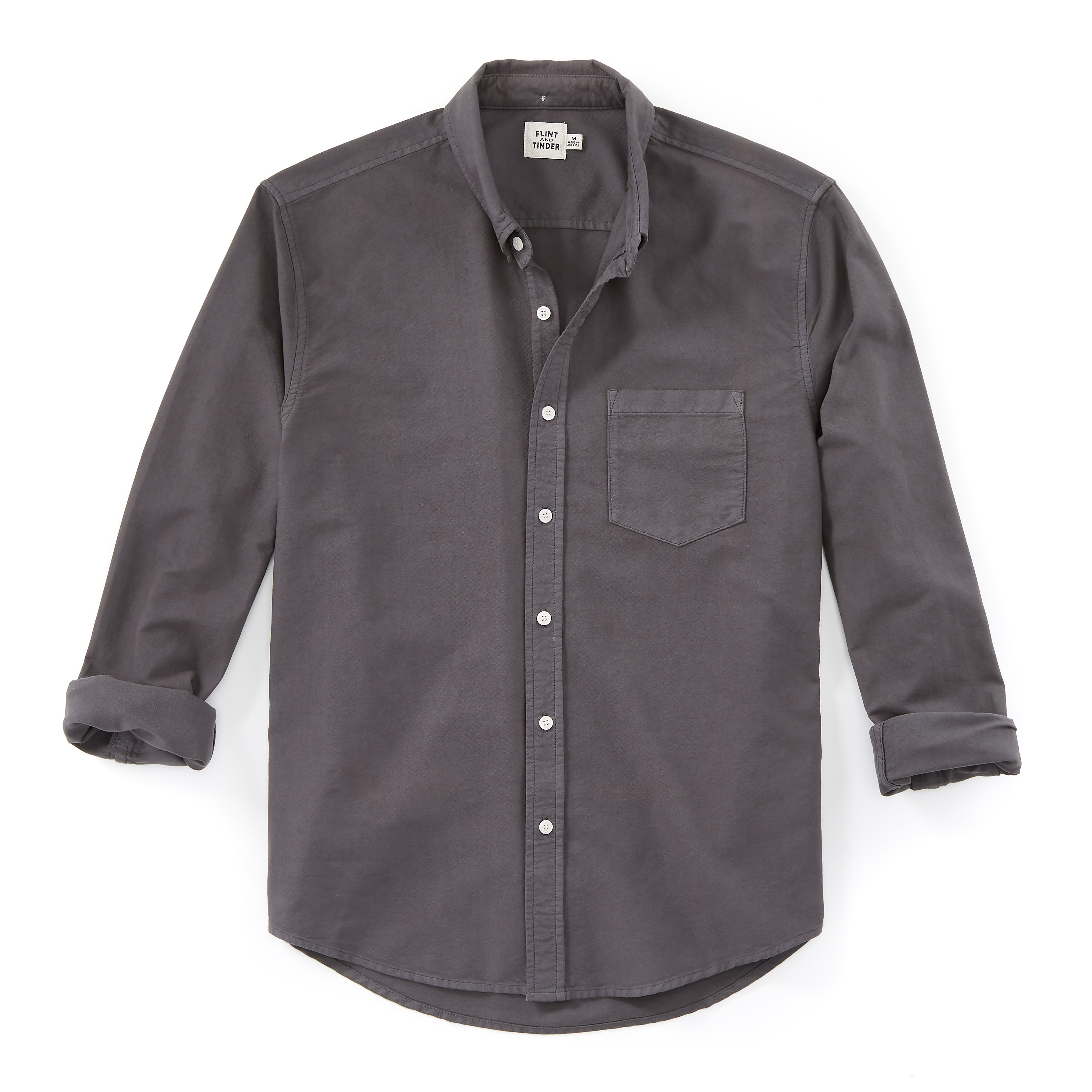 garment dyed oxford shirt