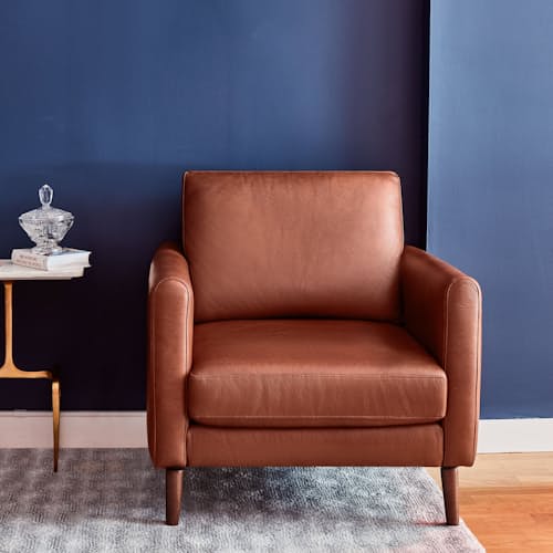 Burrow Nomad Leather Club Chair Huckberry