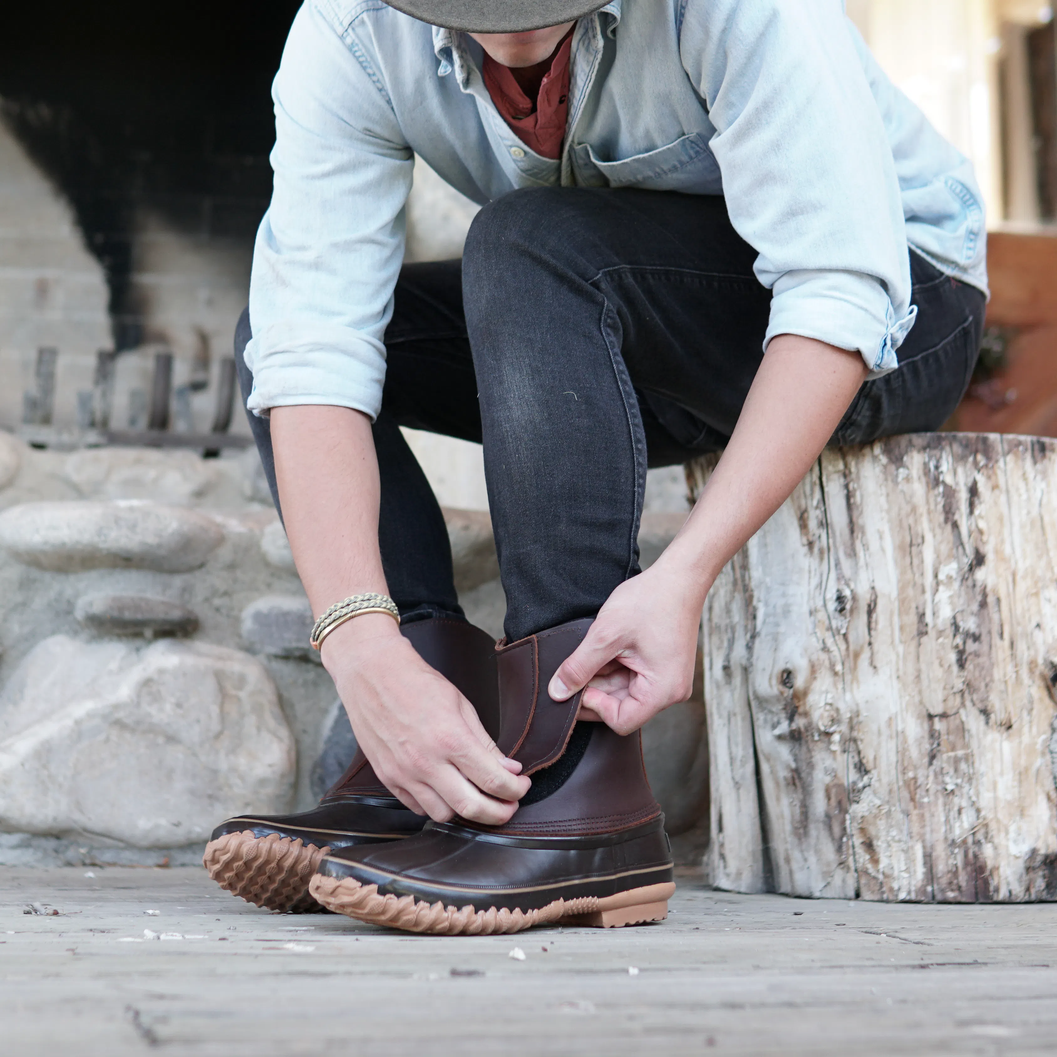 Bottes isolées marron de Romelio brun