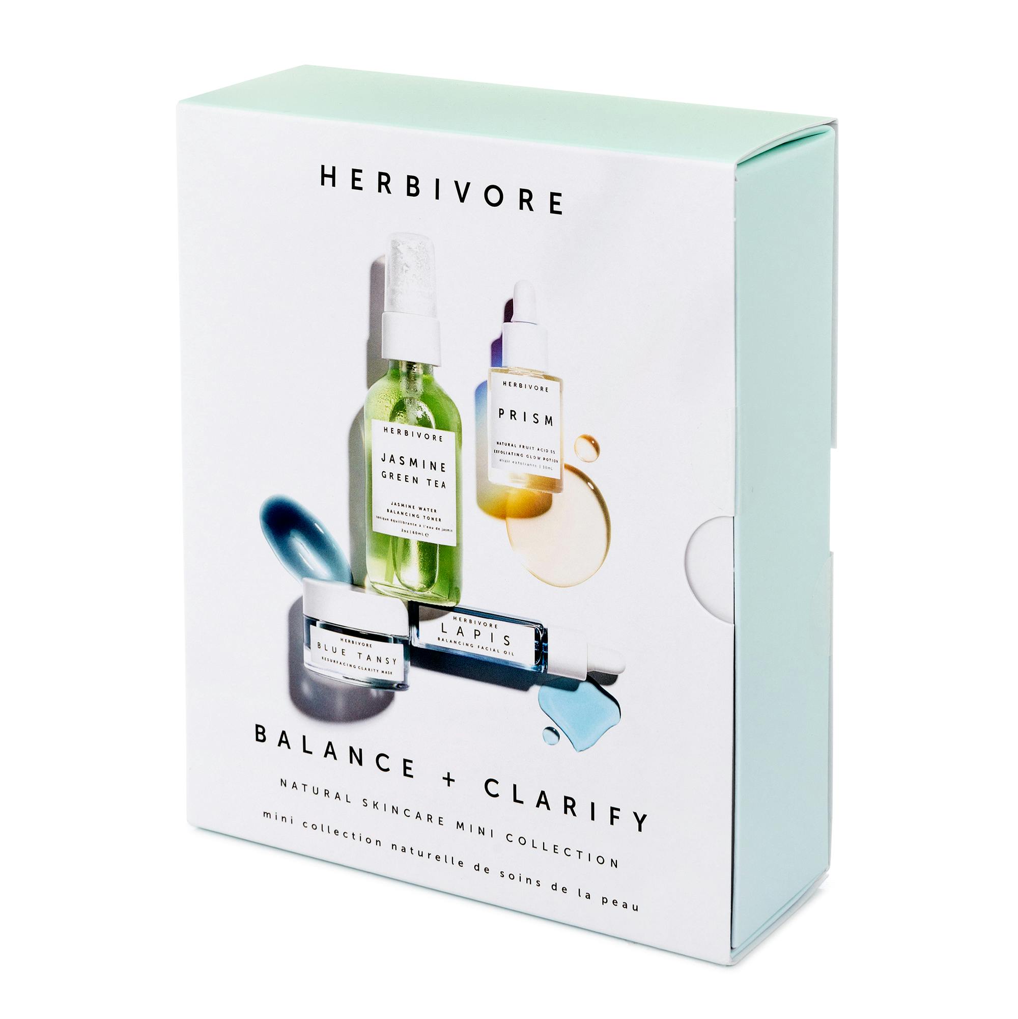 Herbivore Balance + Clarify Natural Skincare Kit