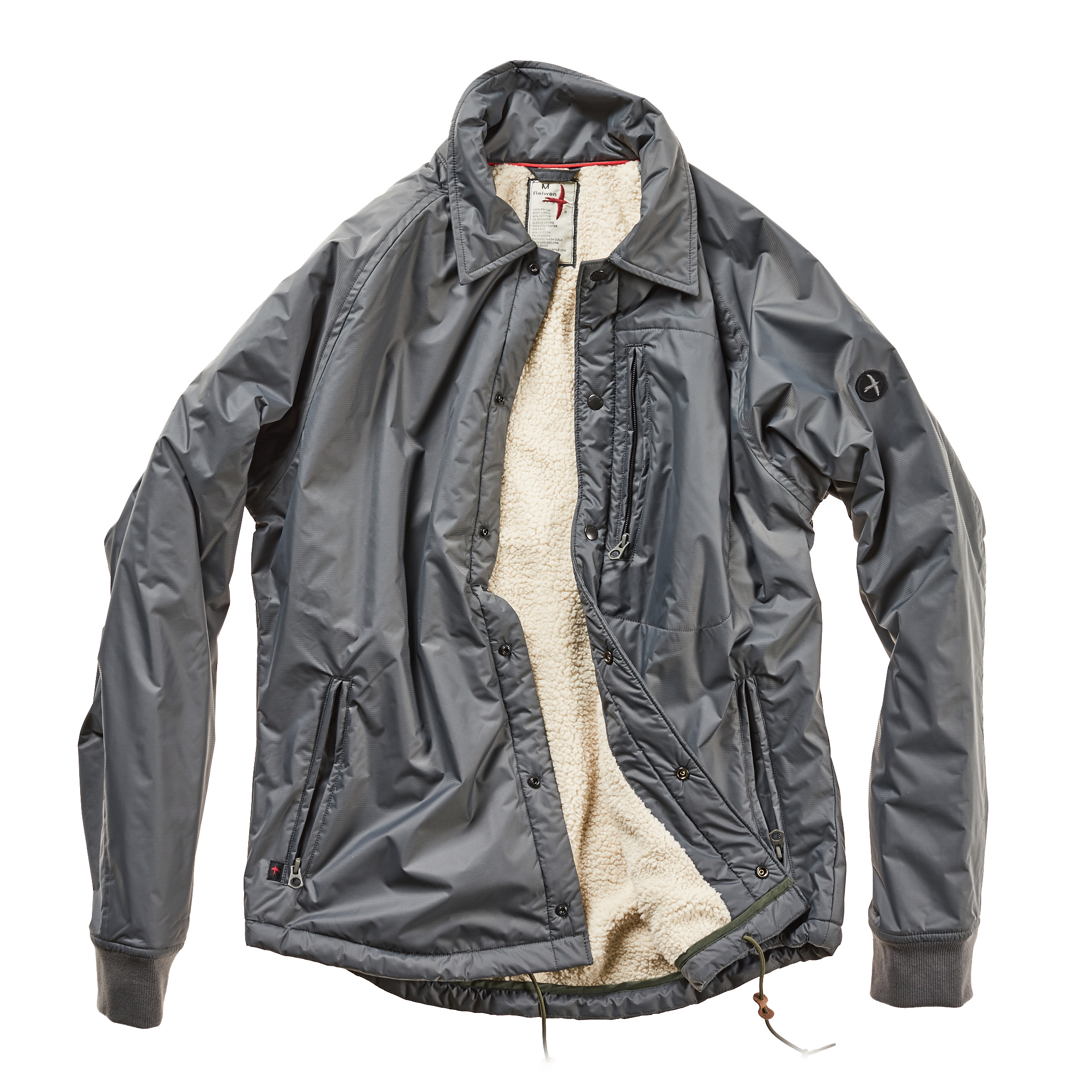 relwen coach's nylon shirt jacket