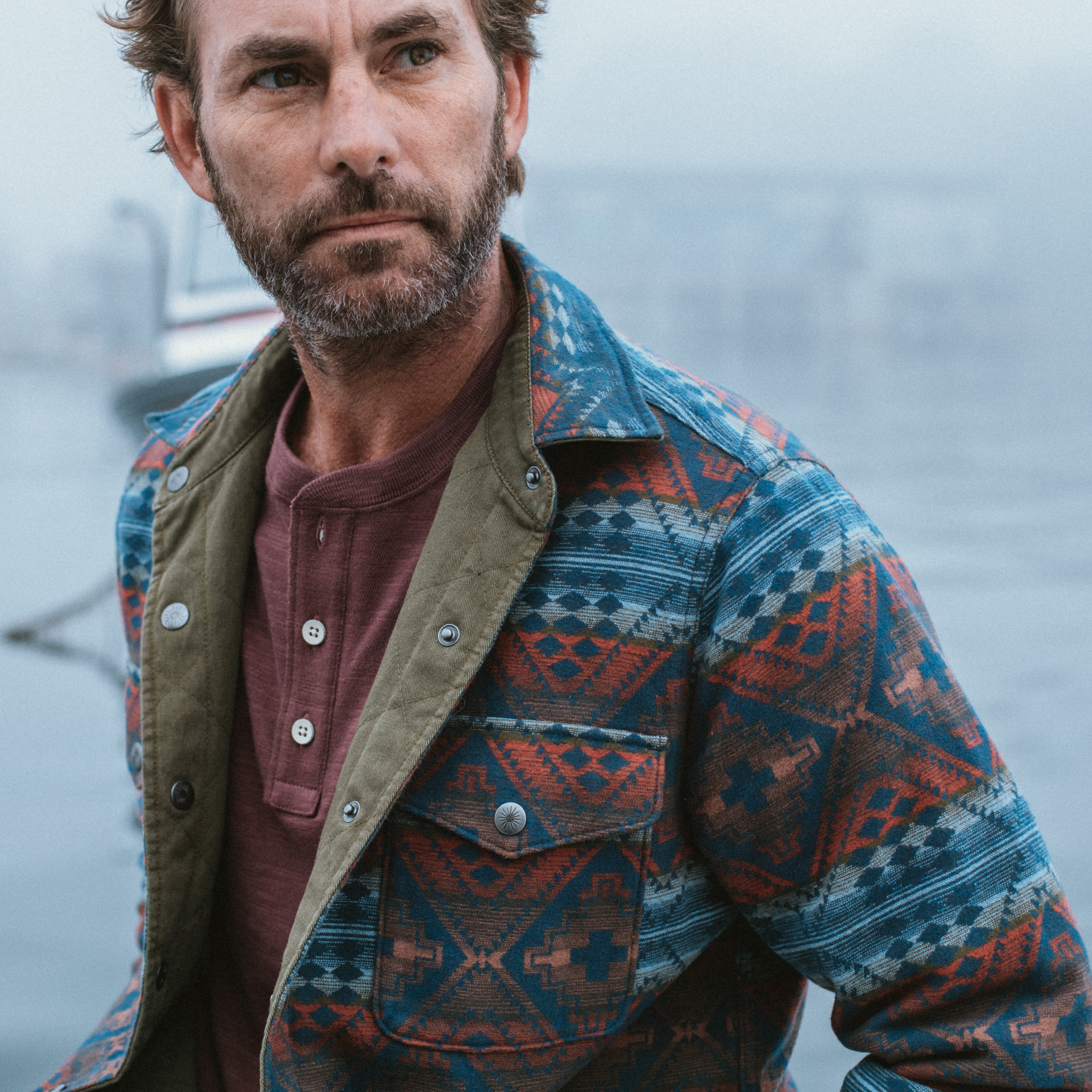 Faherty Brand Reversible Bondi Jacket - River Glade | Shirt