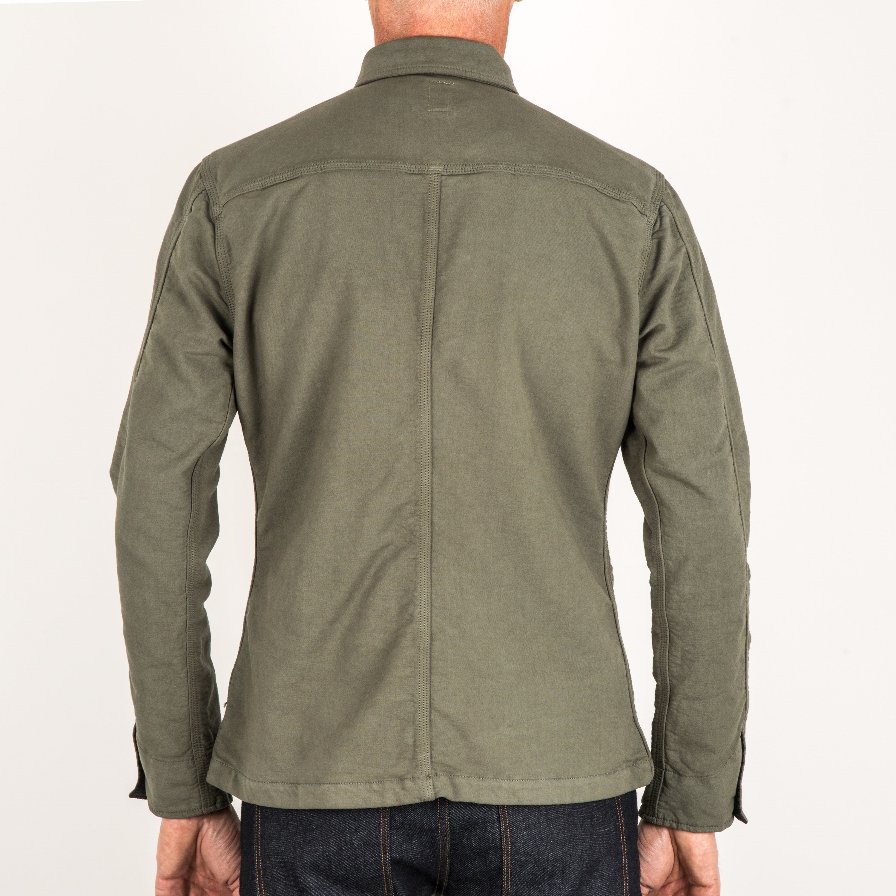 Hiroshi Kato The Vise - Chore Jacket Double Weave - Military Green