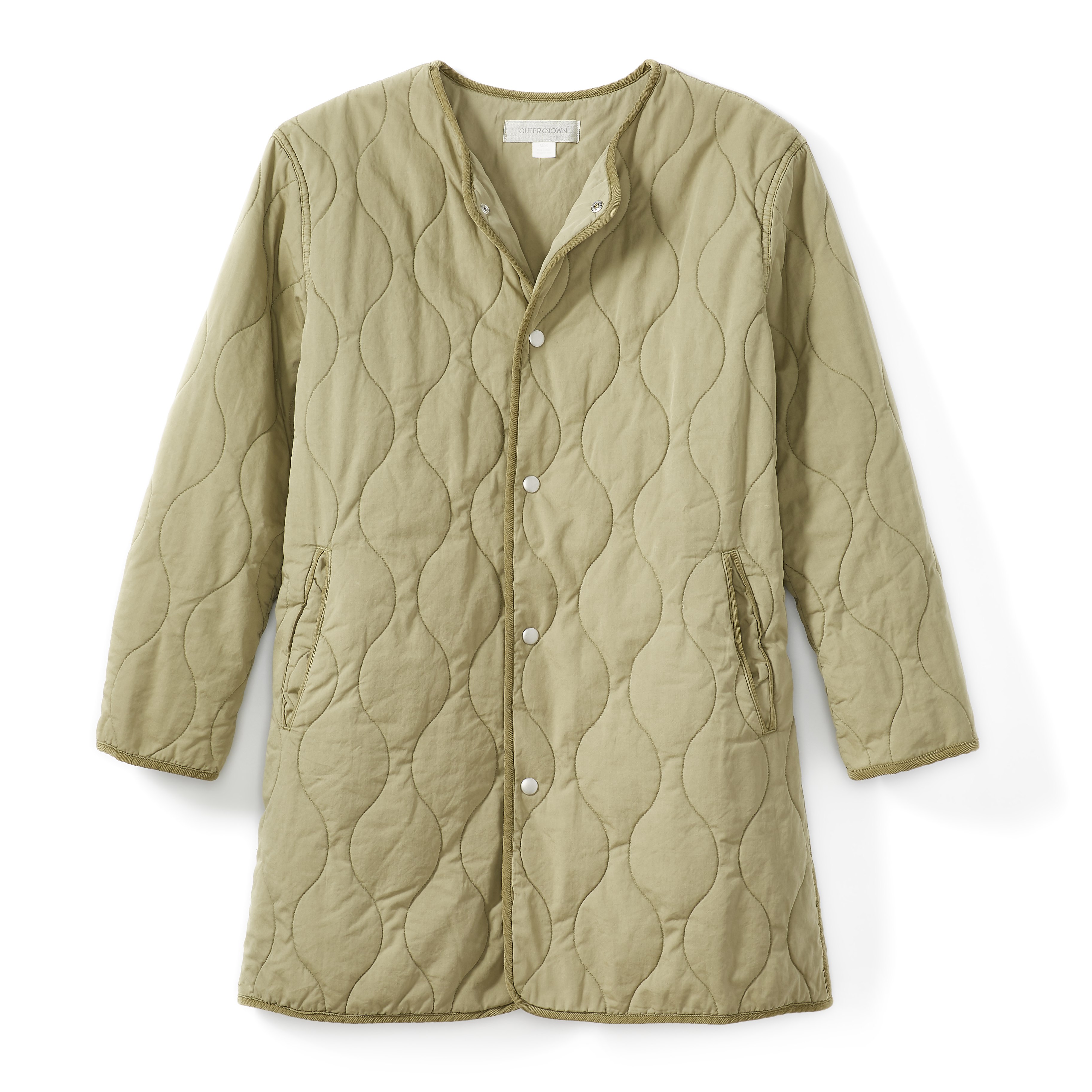 Outerknown Women's Northward Quilted Jacket - Light Olive