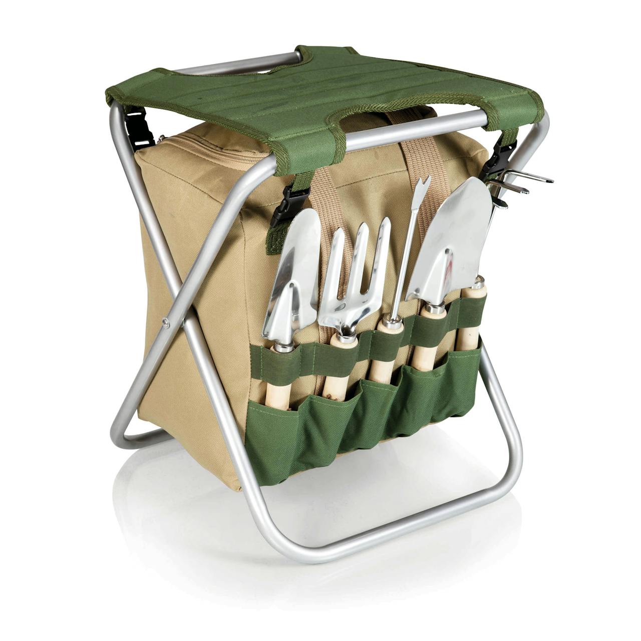 Oniva Folding Gardener Seat with Tools