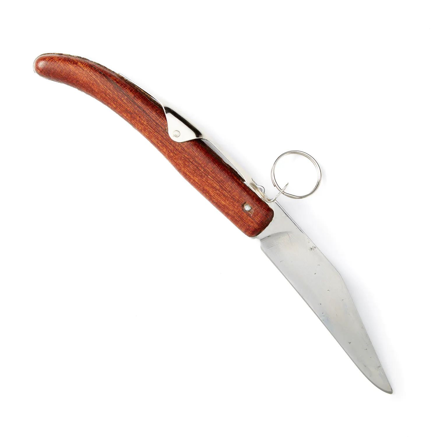 Okapi Keyring Lock Knife - Wood + Carbon Steel | undefined | Huckberry