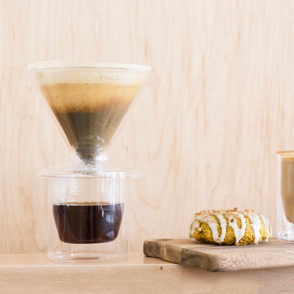 Double Wall Pour Over Coffee Coffee Maker - Thumbnail 4