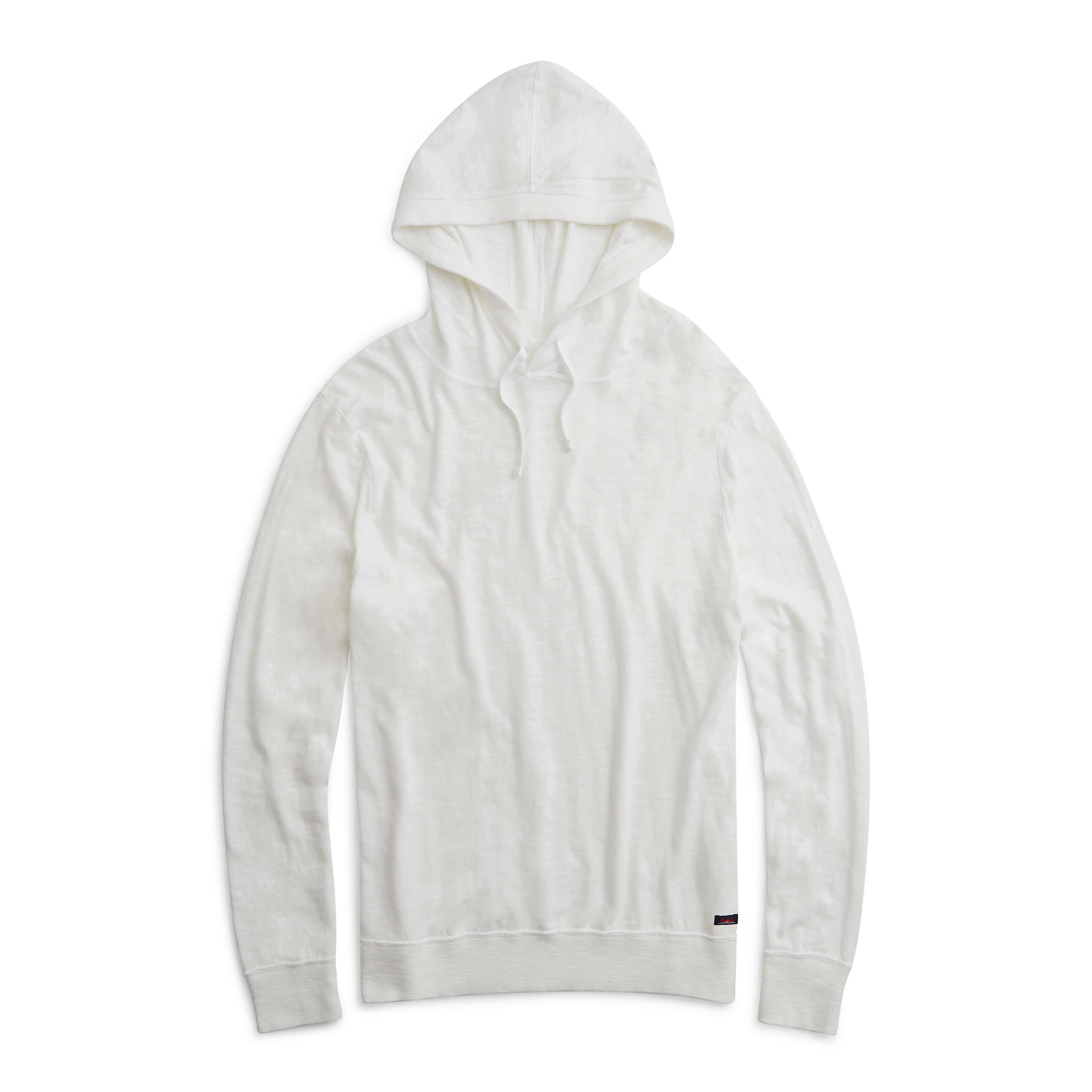 faherty slub cotton hoodie