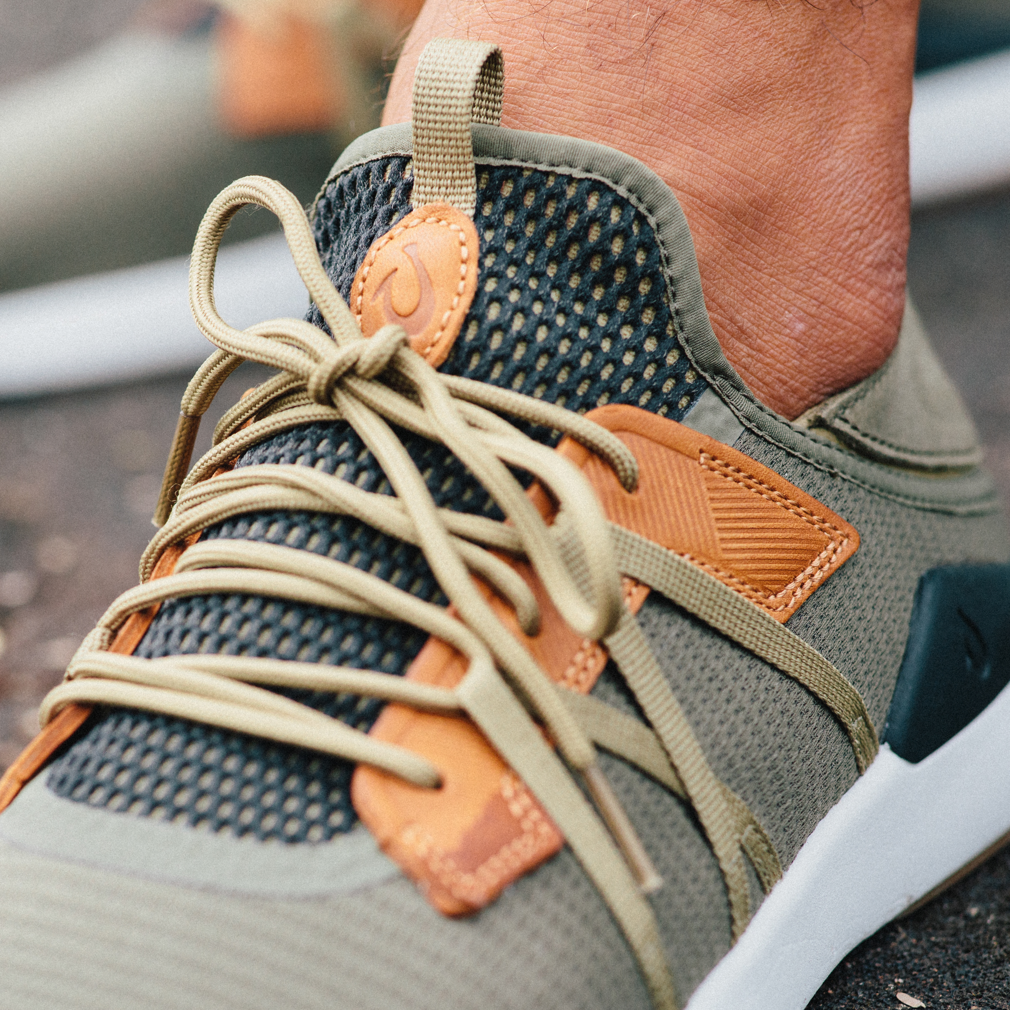 OluKai Mio Li Sneaker Hunter/Lava Rock Casual Sneakers Huckberry