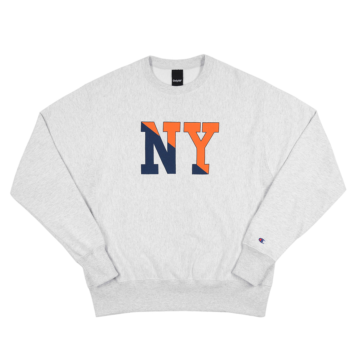 huberstore Crewneck Sweatshirt L美品　最終値下済 Only NY NY Crew Champion RW Crewneck - Heather Grey | Crew
