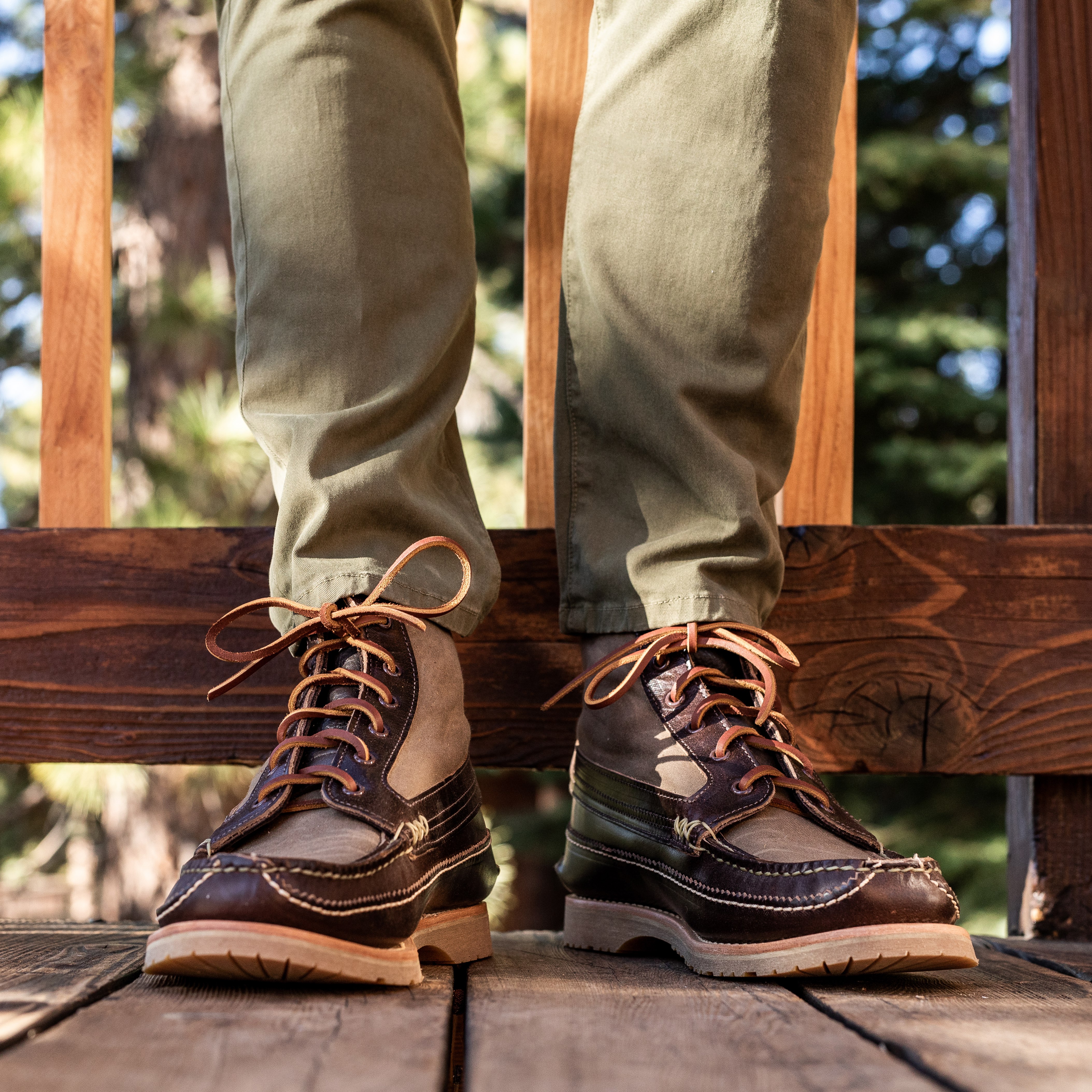 Yuketen Maine Guide 6 Eye DB Boots - Brown | Work Boots | Huckberry