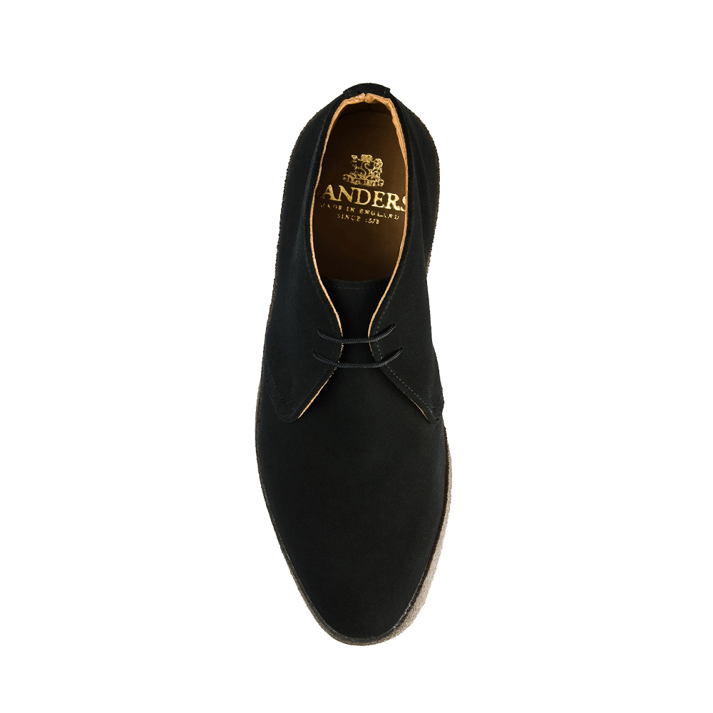 Sanders Hitop Chukka Black Suede Chukka Boots Huckberry