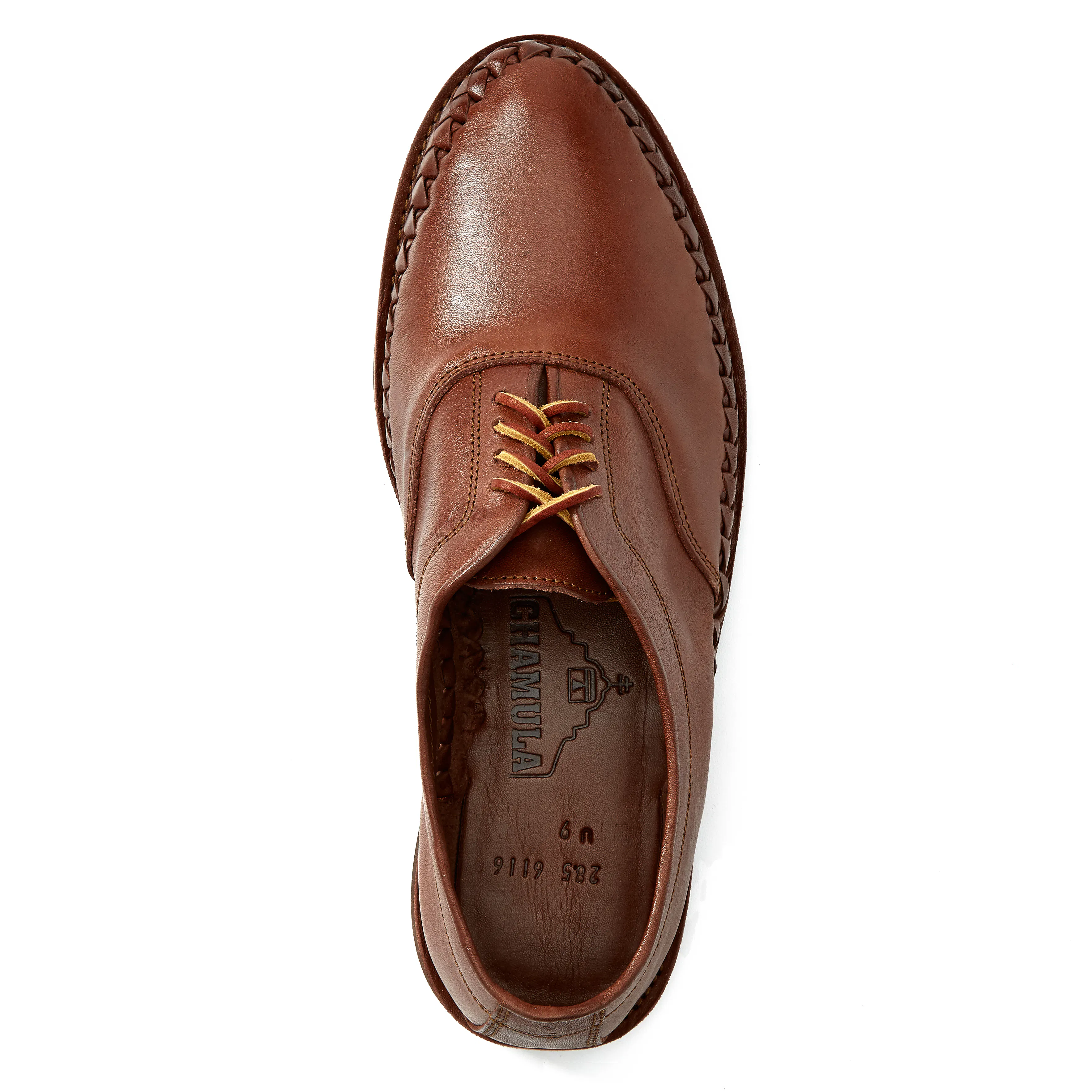 Chamula Pedro Dress Shoe Lace up Mexican Huarache. Leather Solid Color Shoes. Men main image 4