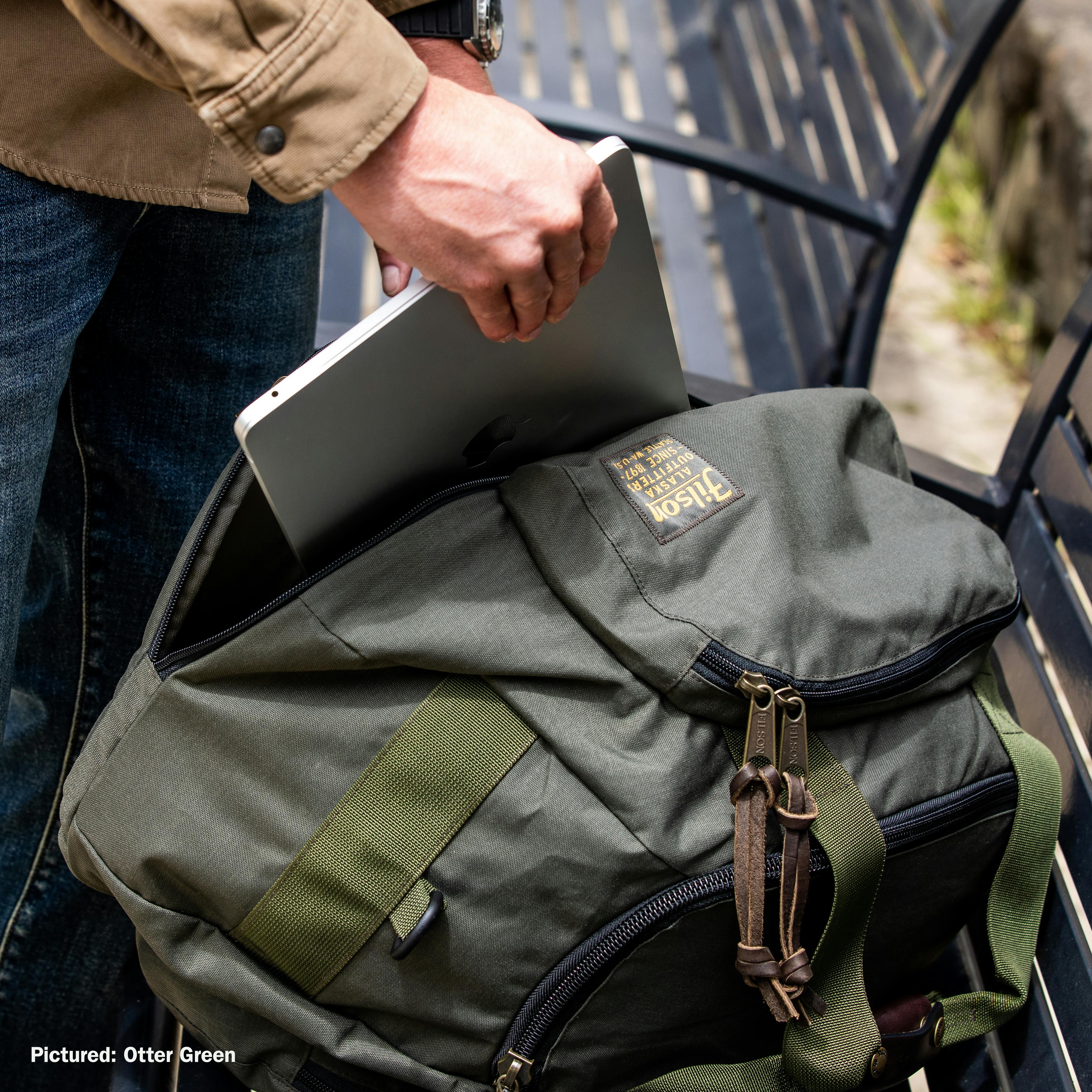 Filson Ballistic Nylon Duffel Backpack Hybrid - Dark Navy, Duffel Bags