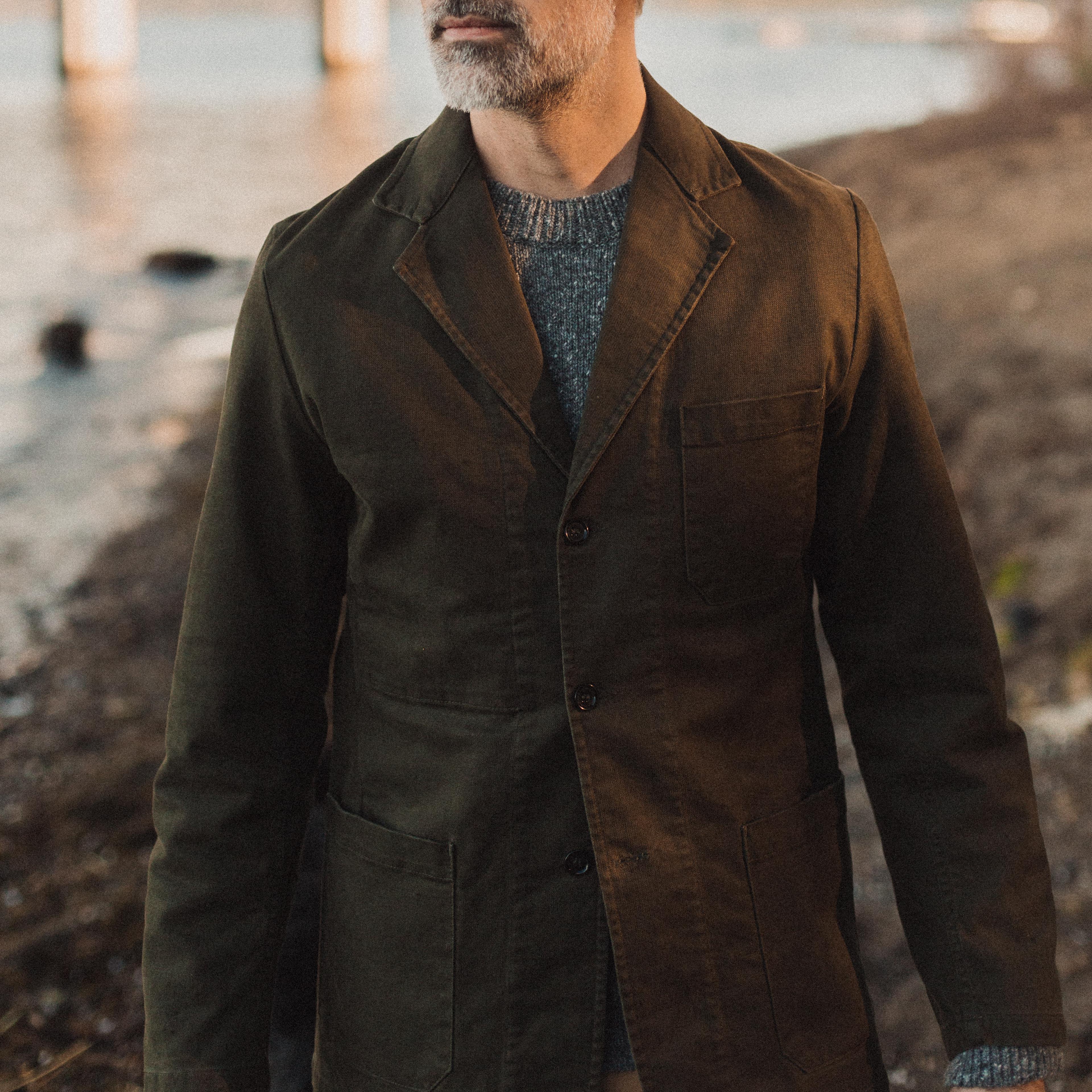 VETRA | 〈別注〉ダンガリーツイル カバーオールジャケット MEN
