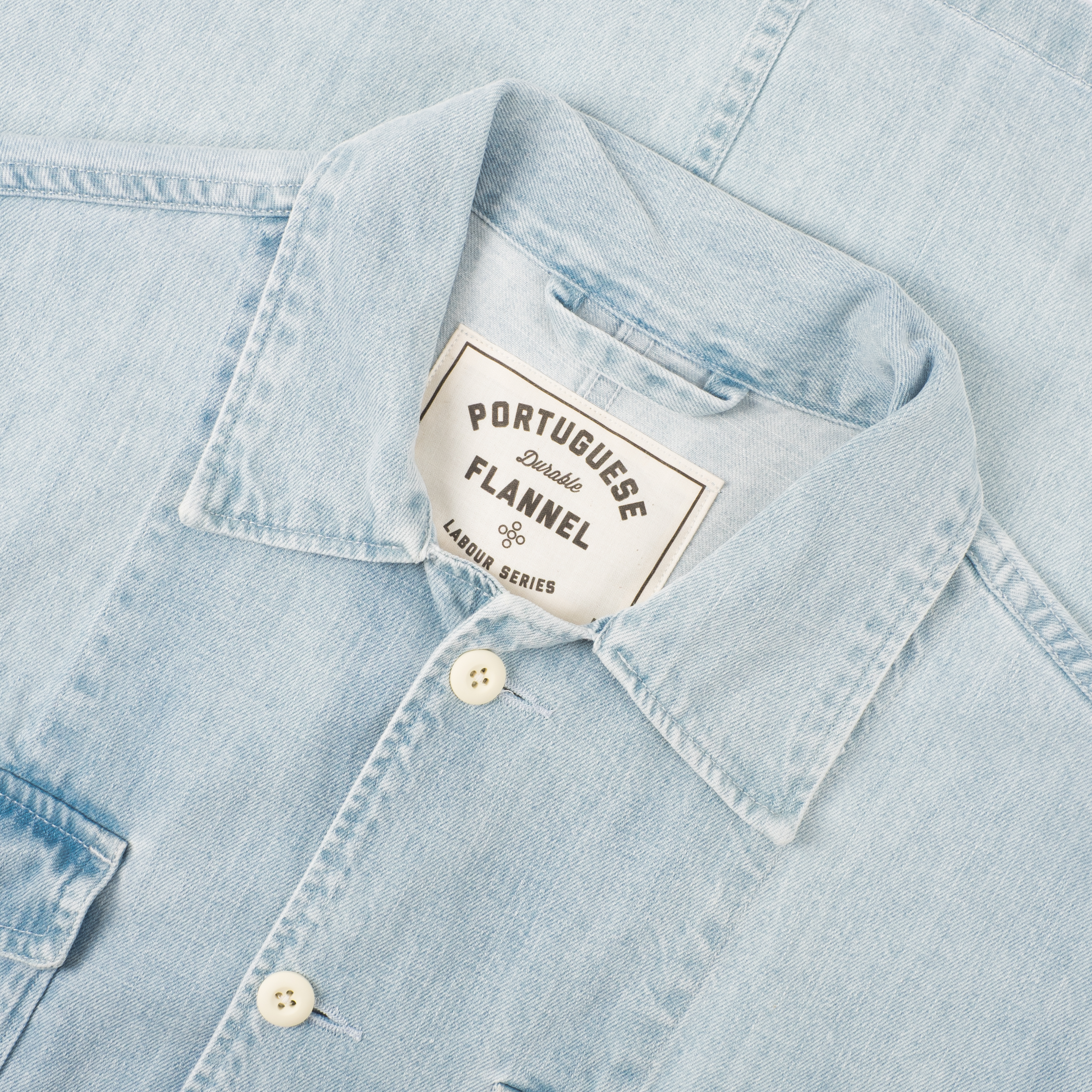 Portuguese Flannel Champ Denim - Light Blue | Shirt Jackets
